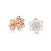 Sparkling Floral Cluster Studs