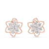 Sparkling Floral Cluster Studs