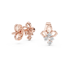 Delicate Trio Diamond Studs