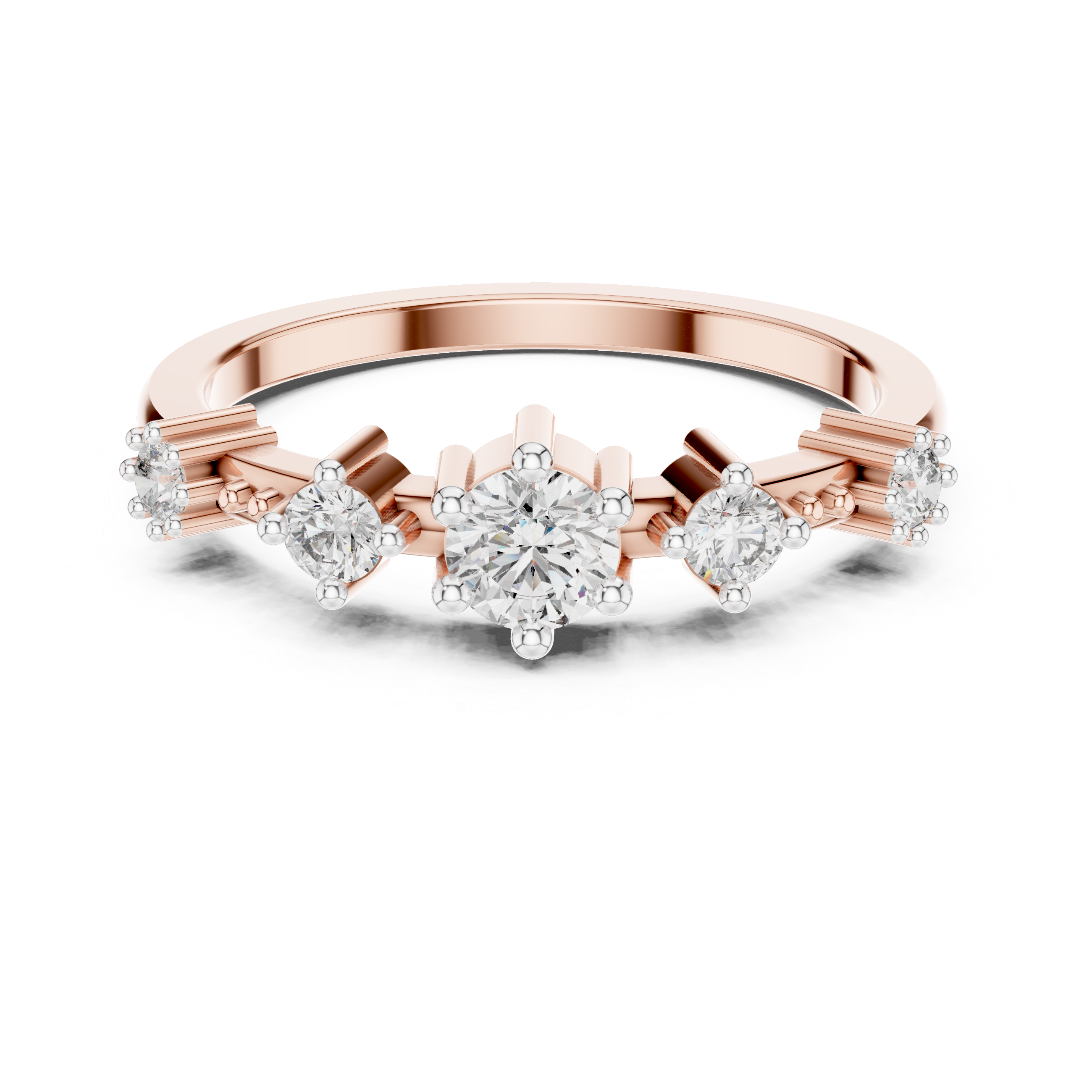 Multi-Stone Prong Setting Ring