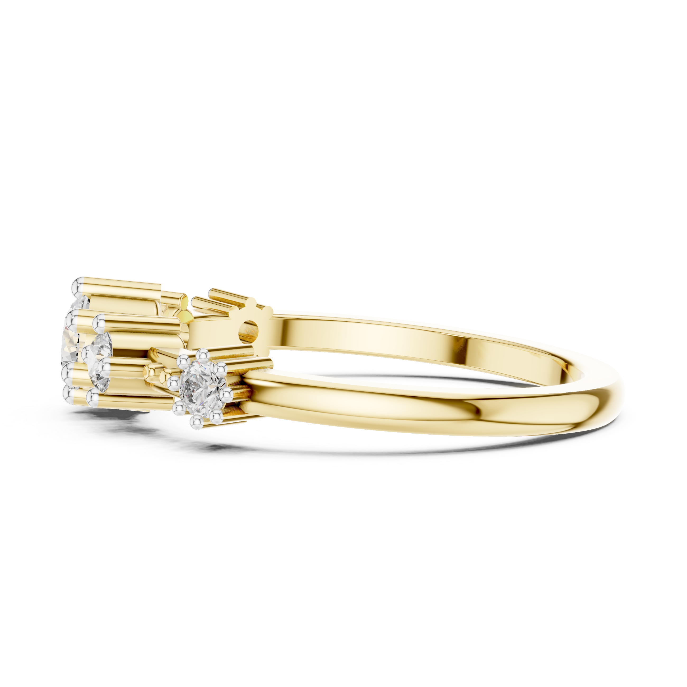 Multi-Stone Prong Setting Ring