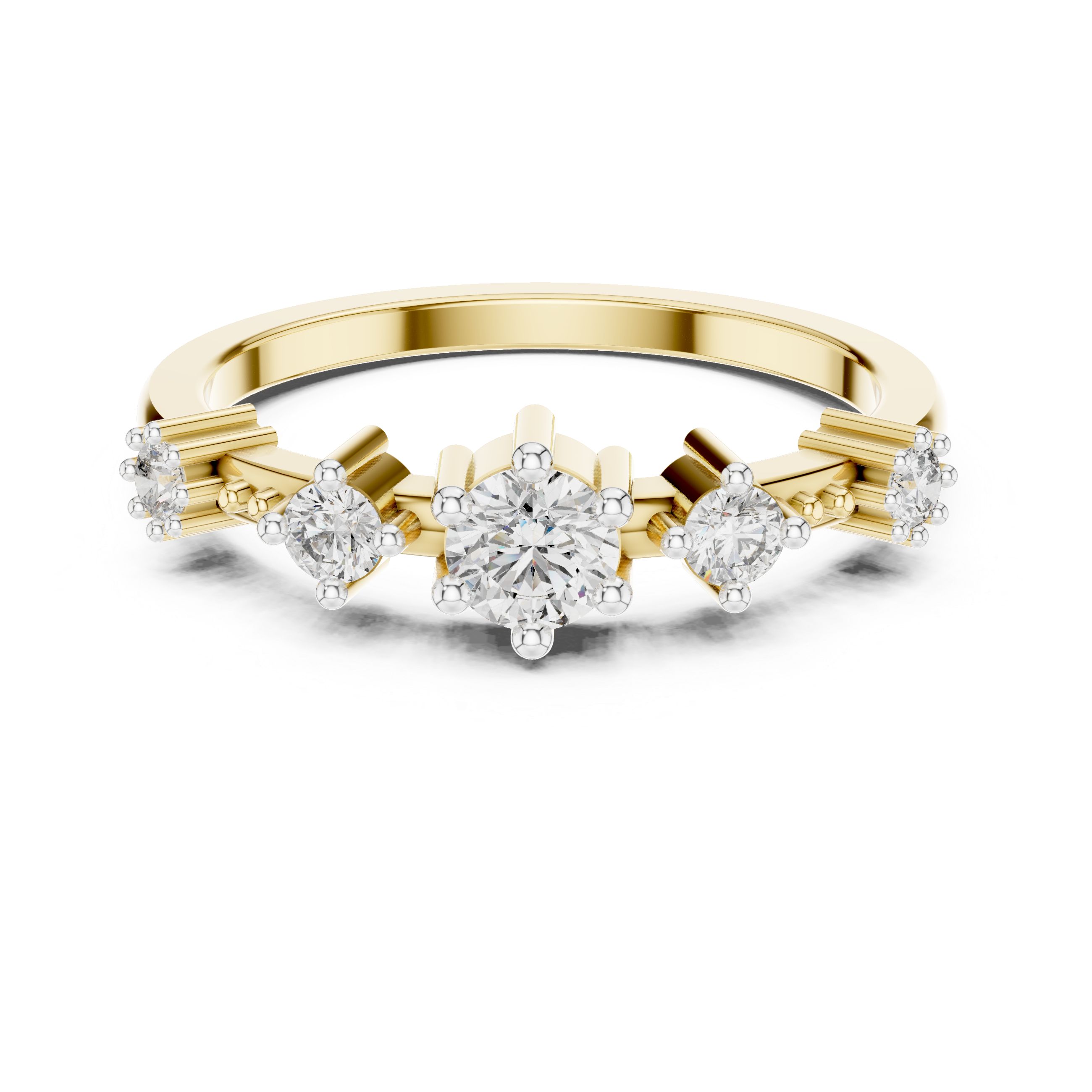 Multi-Stone Prong Setting Ring