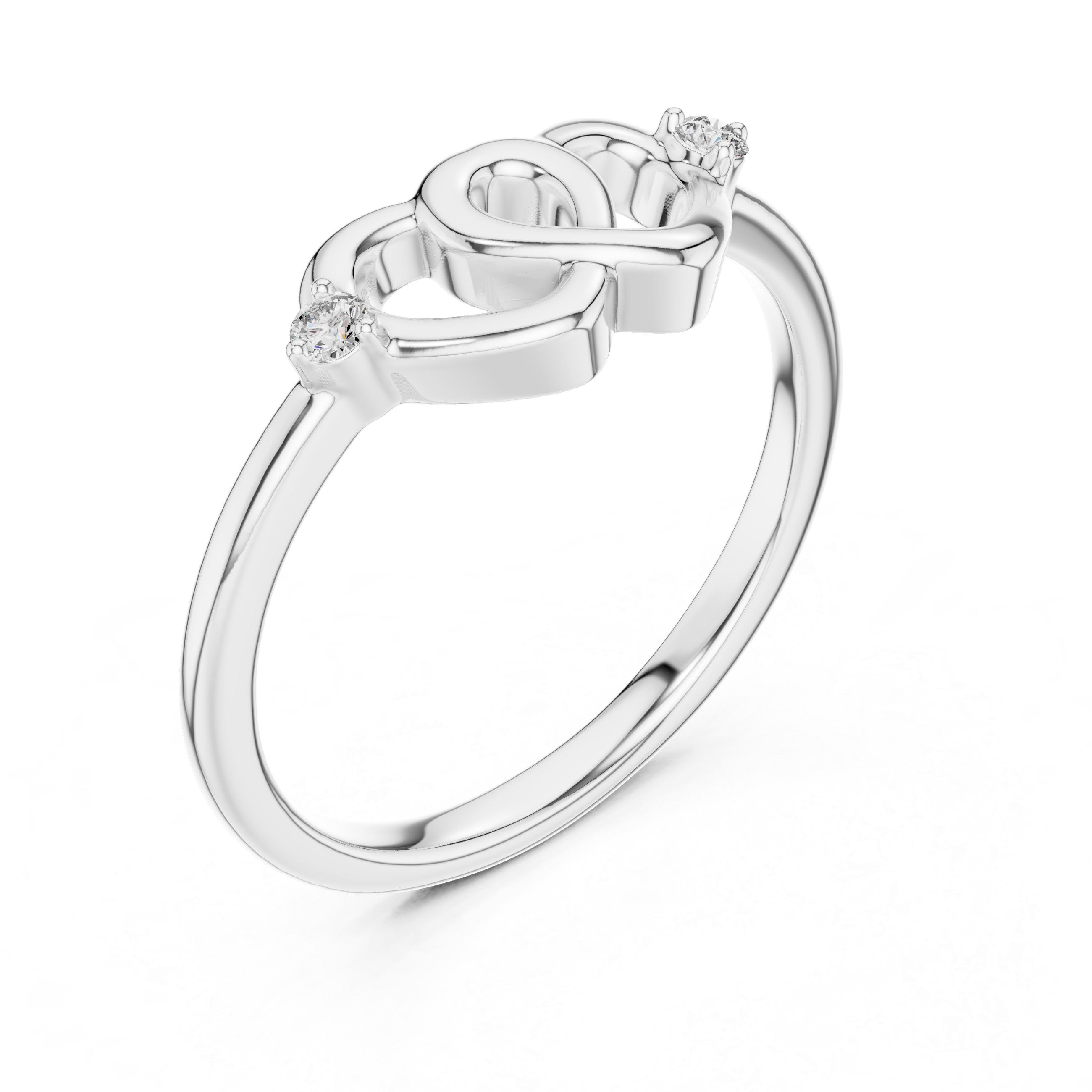 Halo Solitaire Ring