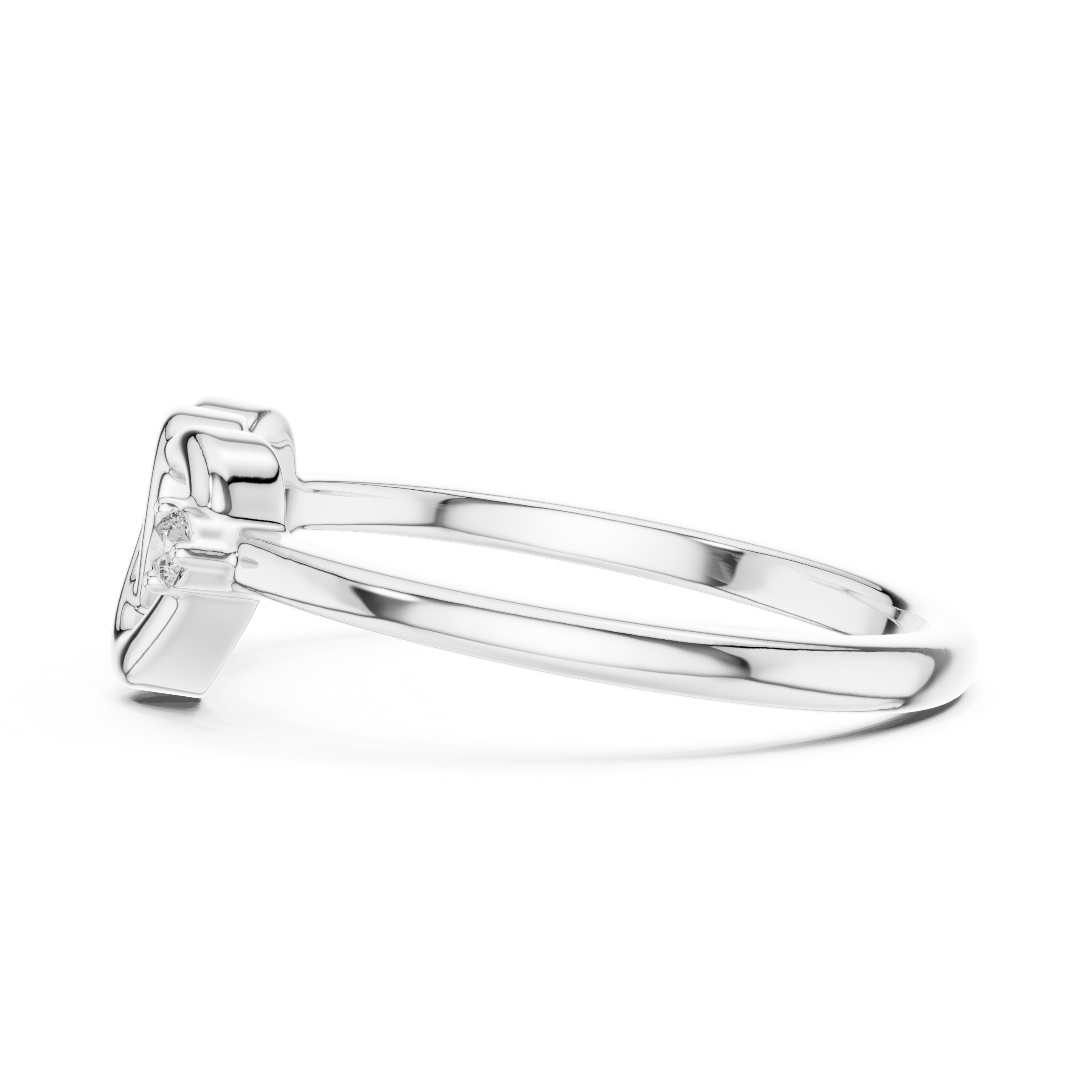 Halo Solitaire Ring