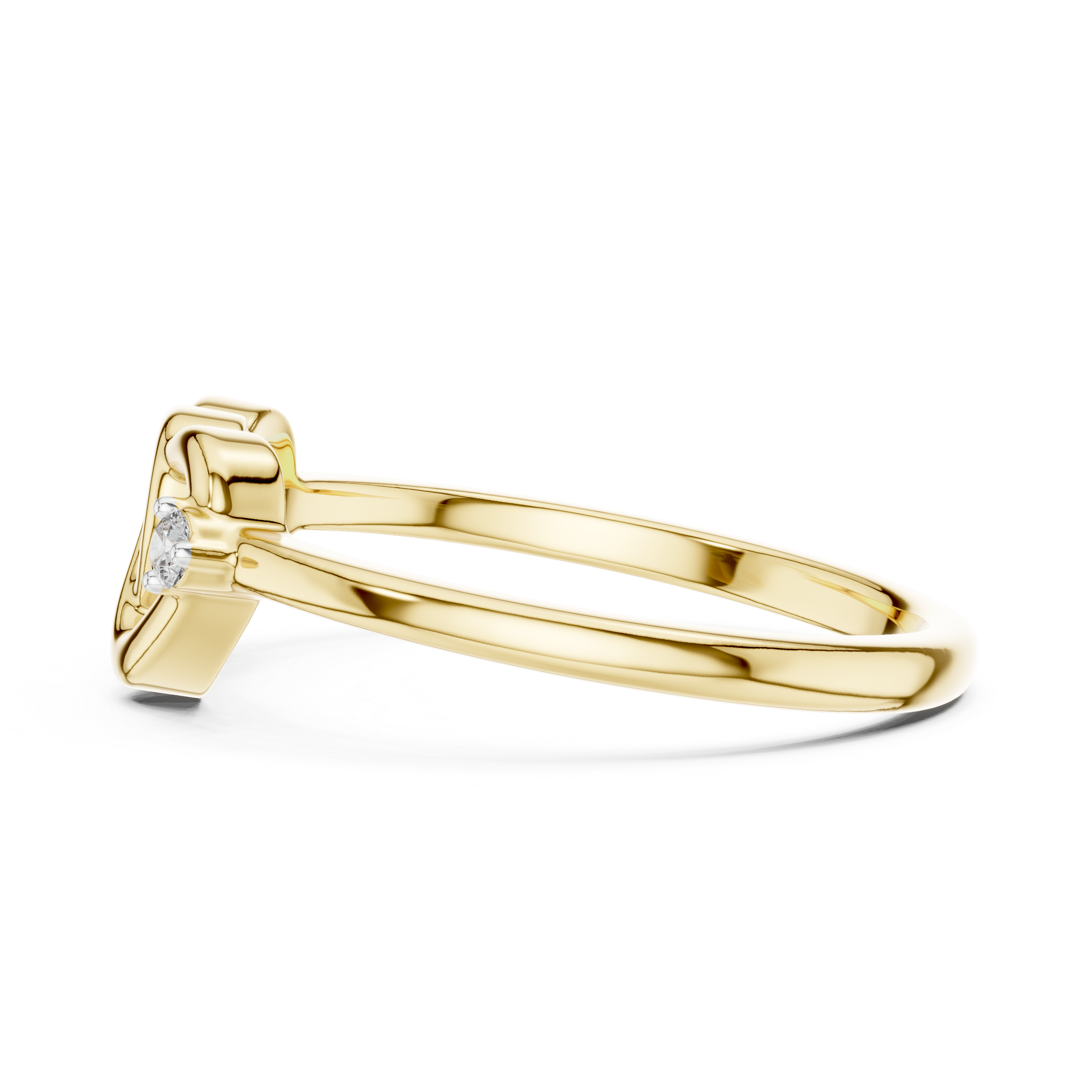 Halo Solitaire Ring