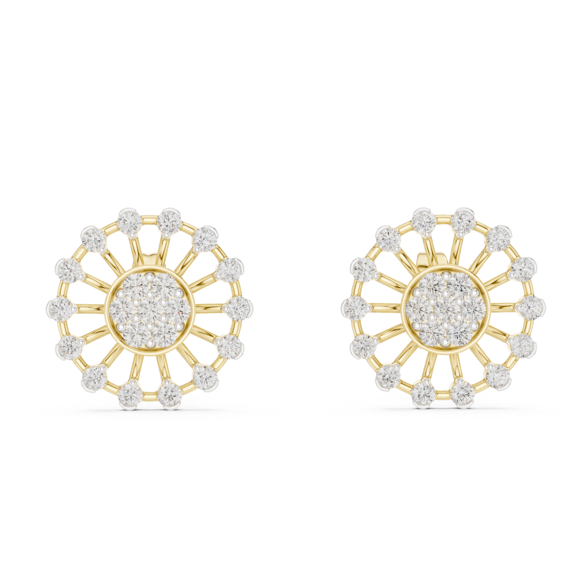 Sparkling Diamond Radiance Studs