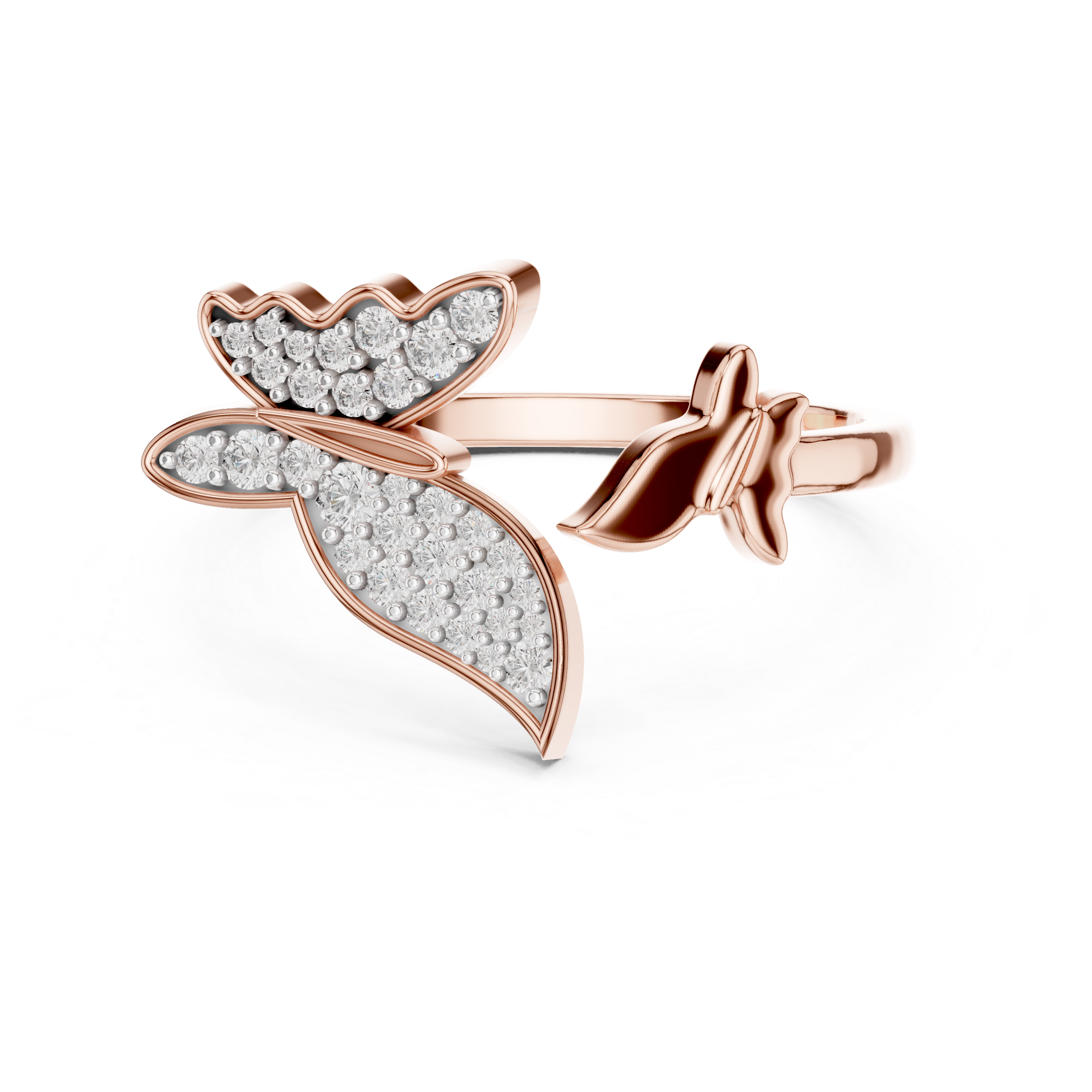 Bow Knot Diamond Accent Ring