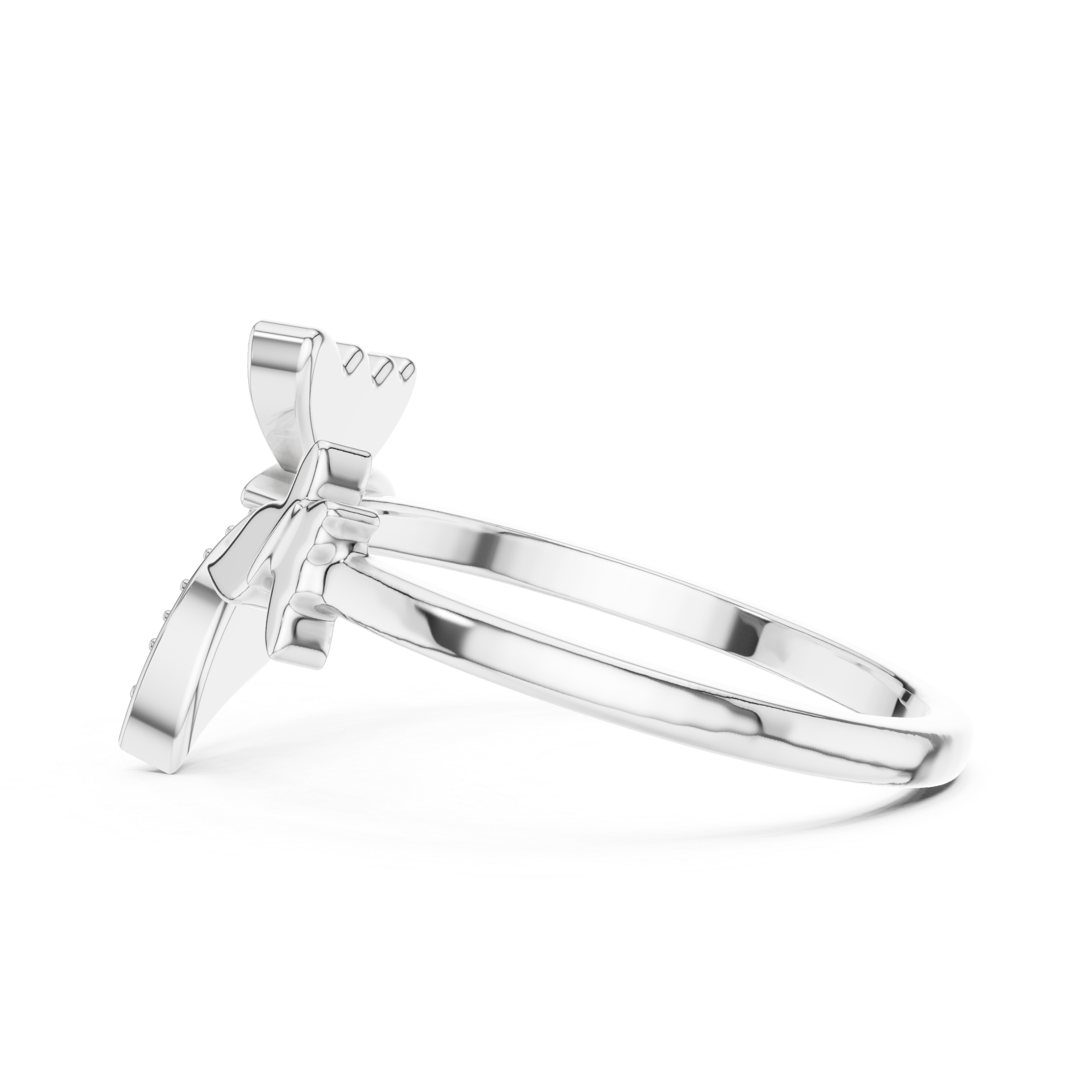 Bow Knot Diamond Accent Ring