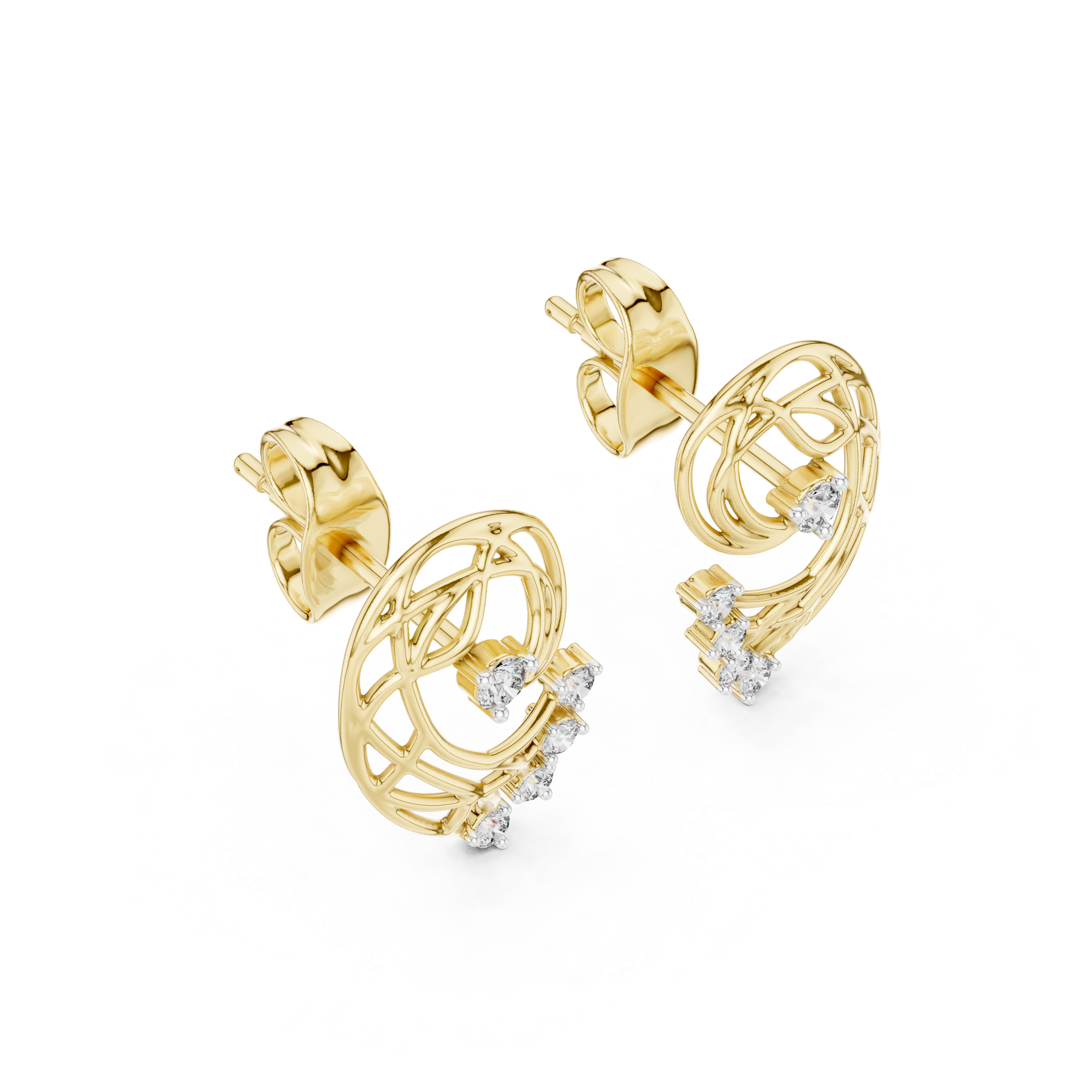 Celestial Orbit Diamond Earrings