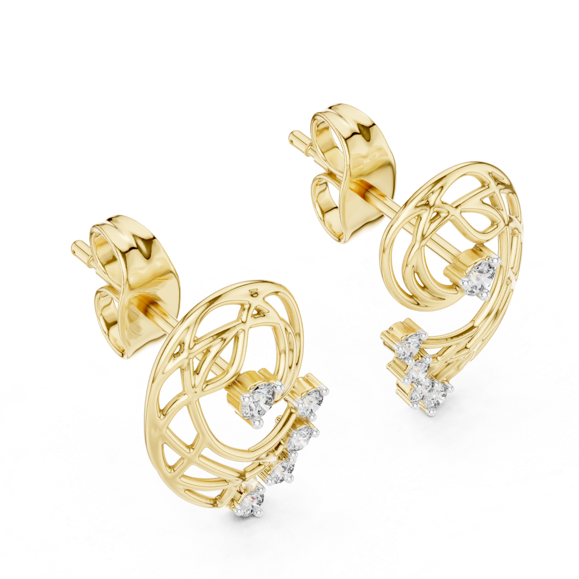 Celestial Orbit Diamond Earrings