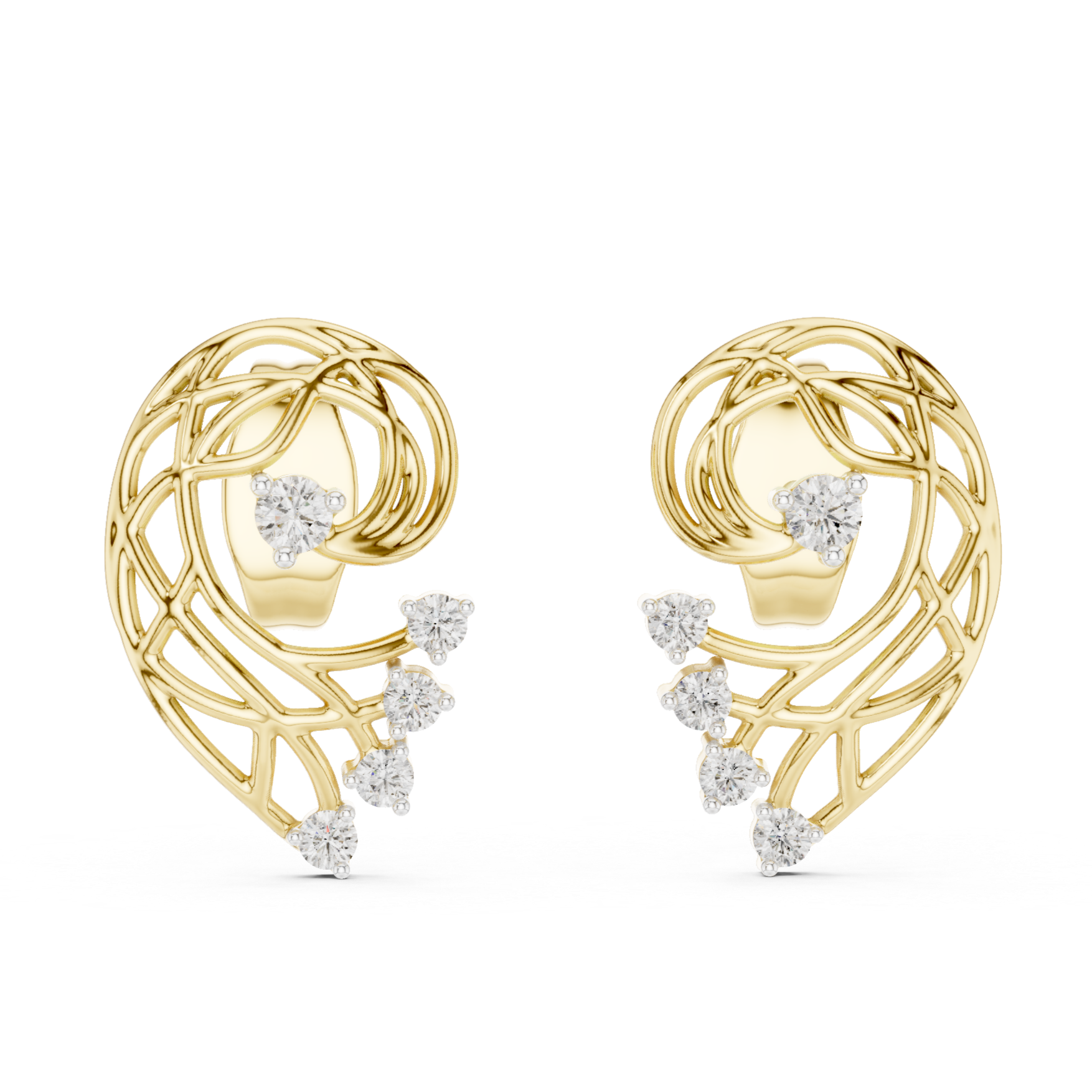 Celestial Orbit Diamond Earrings