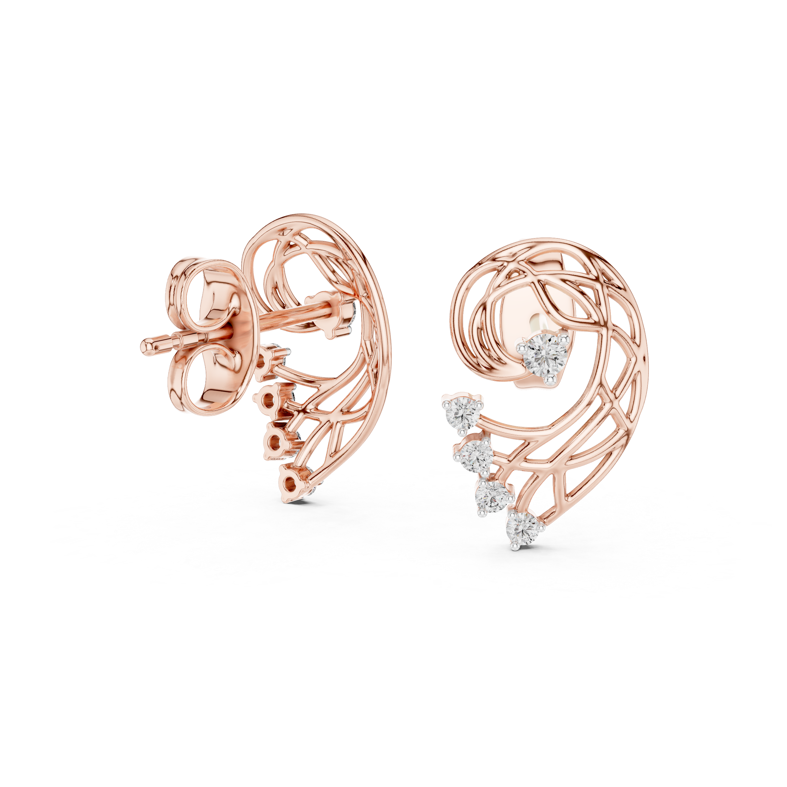 Celestial Orbit Diamond Earrings