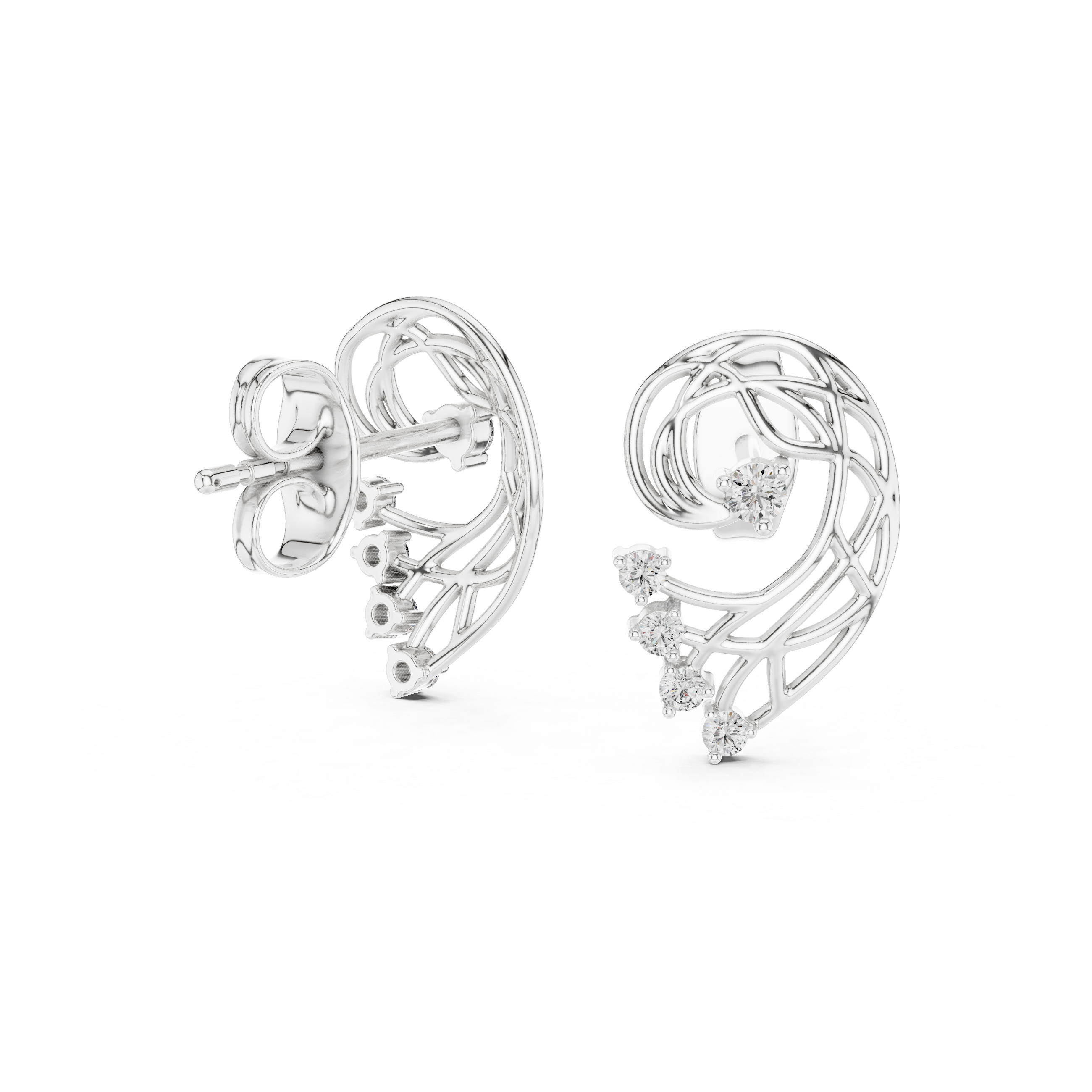 Celestial Orbit Diamond Earrings