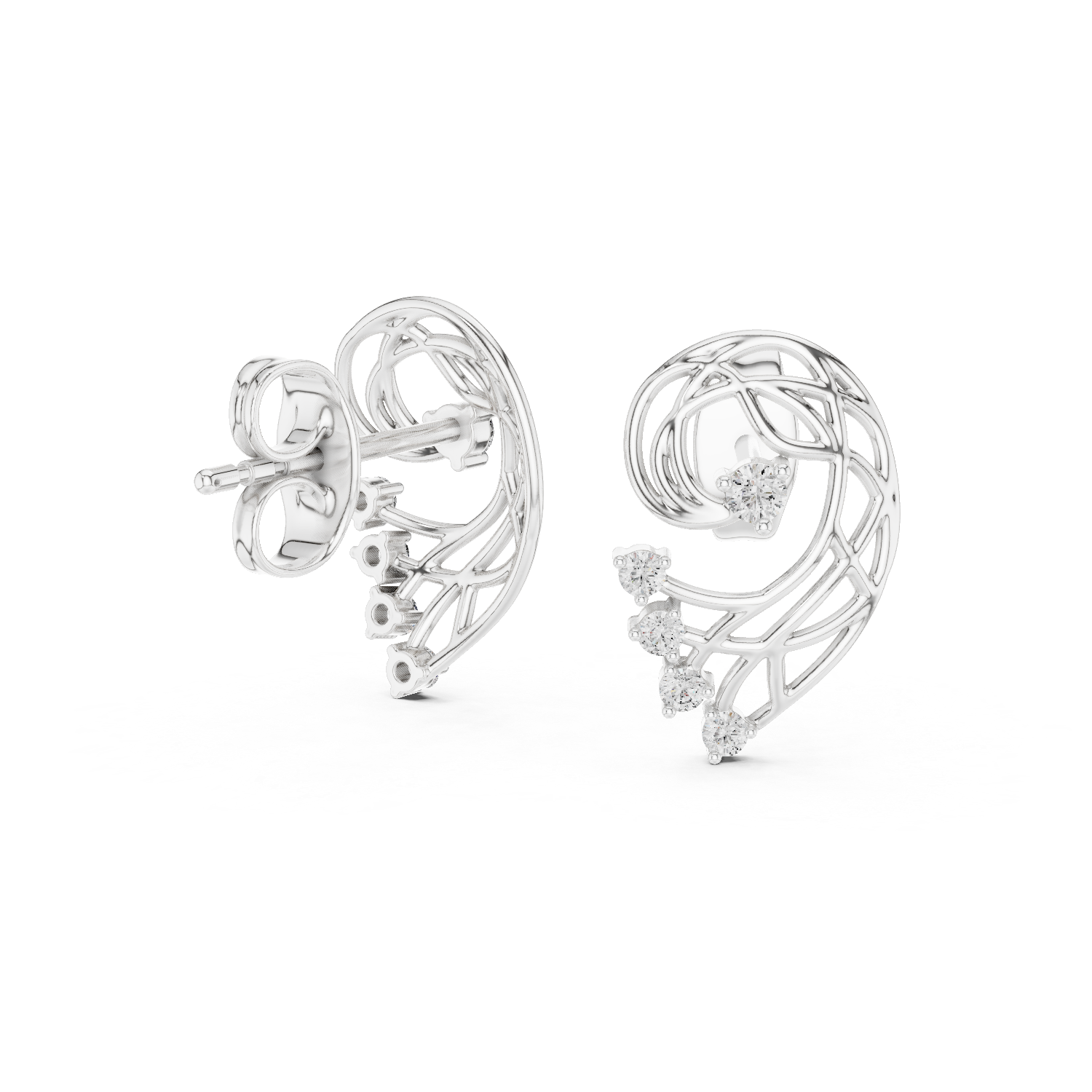 Celestial Orbit Diamond Earrings
