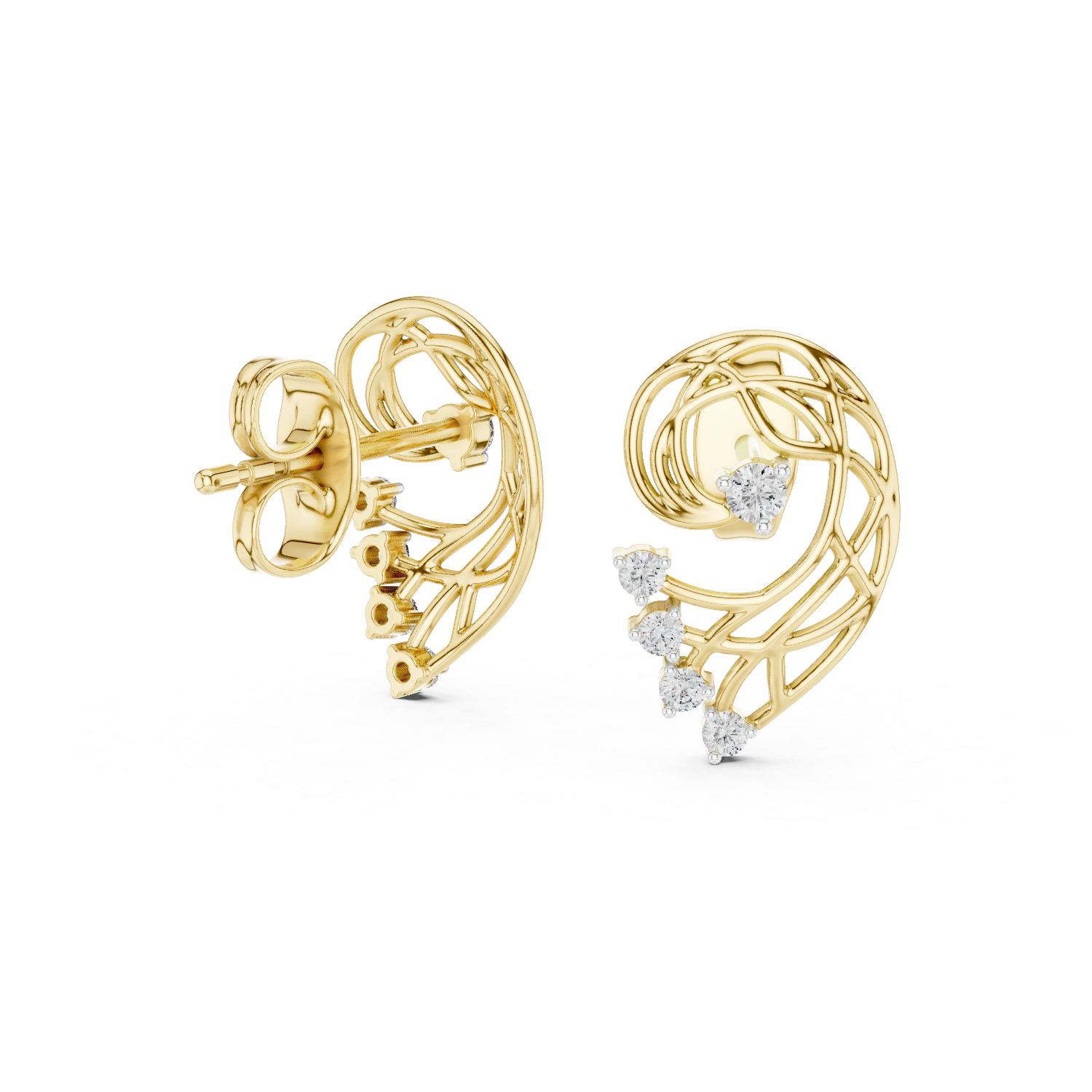 Celestial Orbit Diamond Earrings