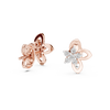 Blossom Spark Diamond Stud Earrings