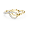 Double Band Diamond Ring