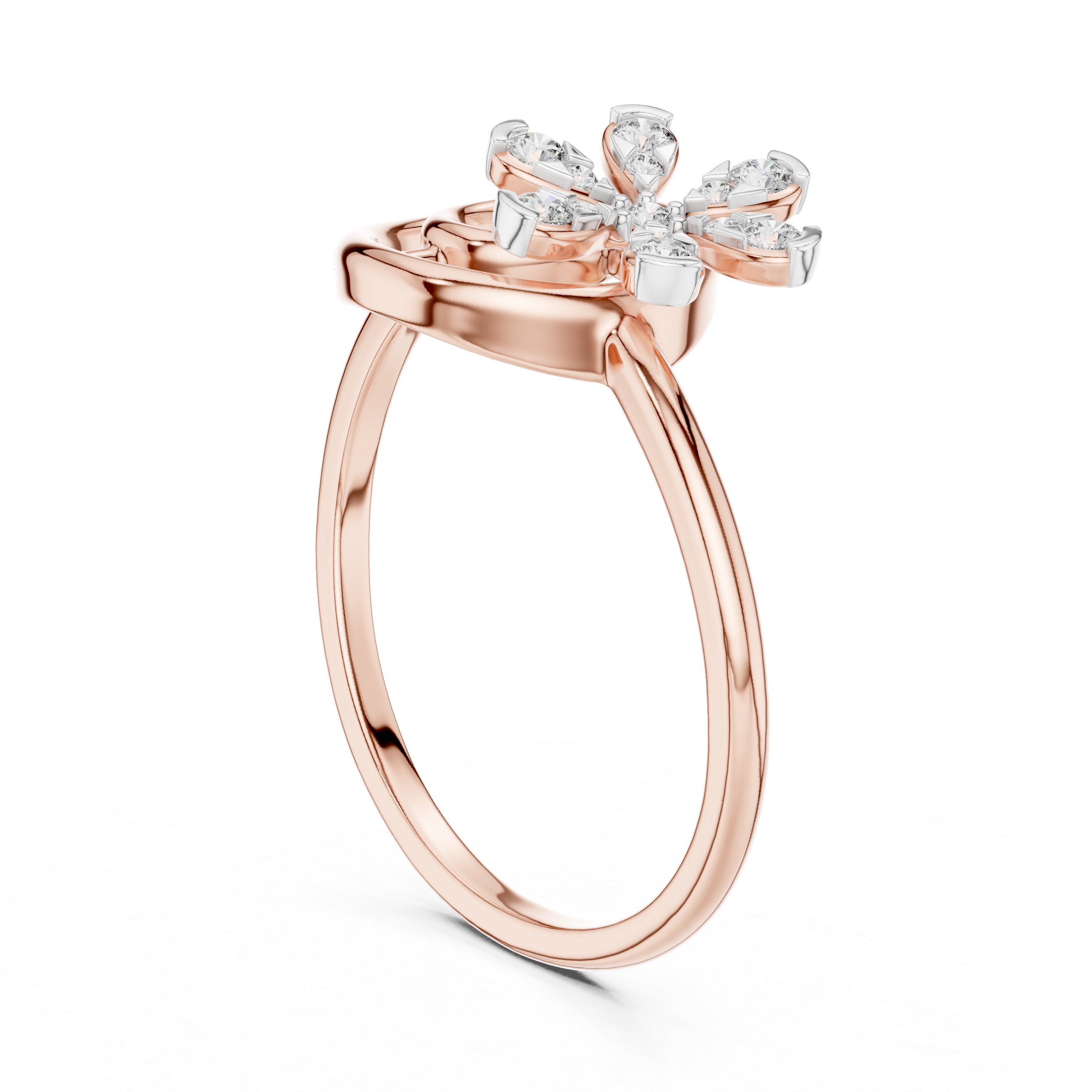 Floral Diamond Ring
