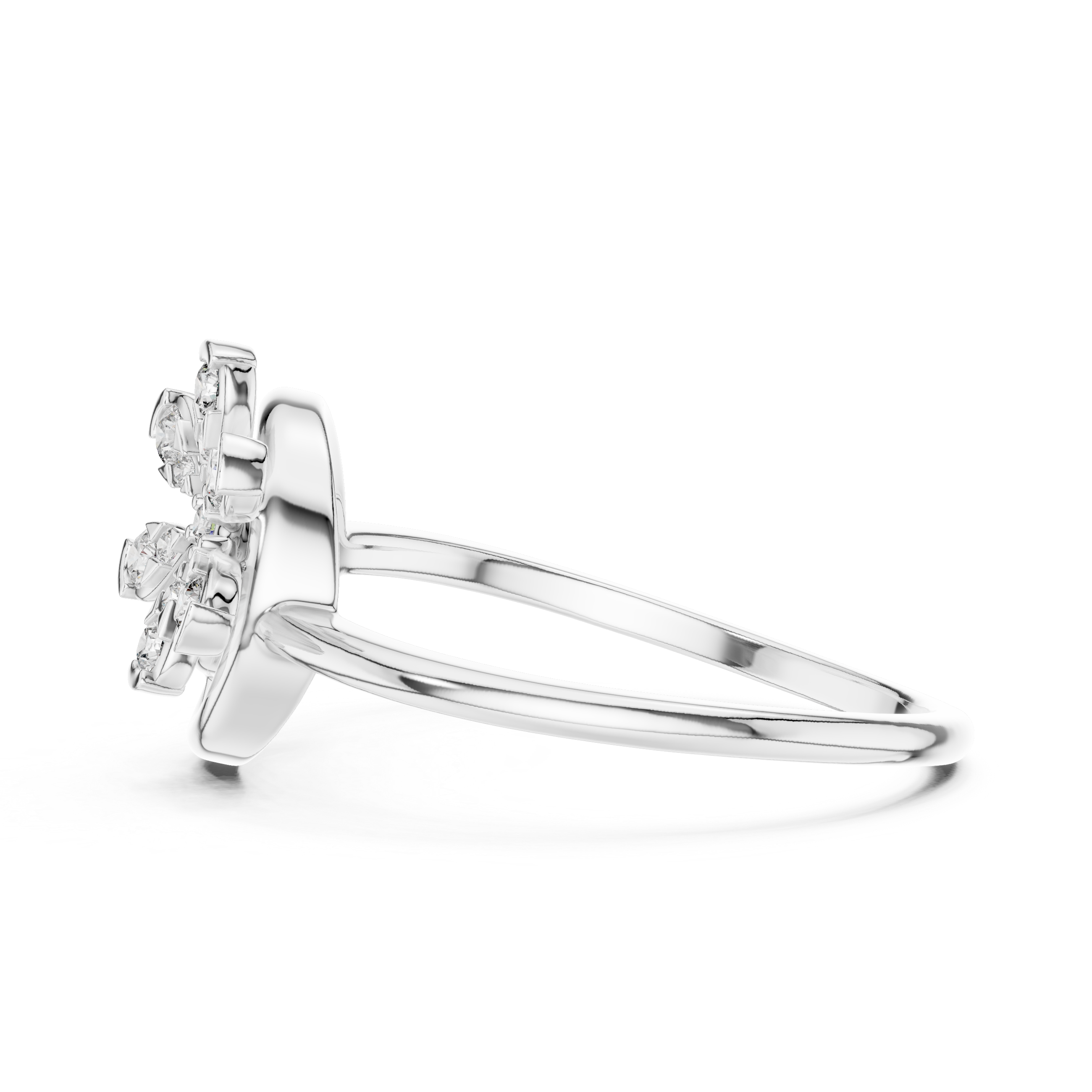 Floral Diamond Ring