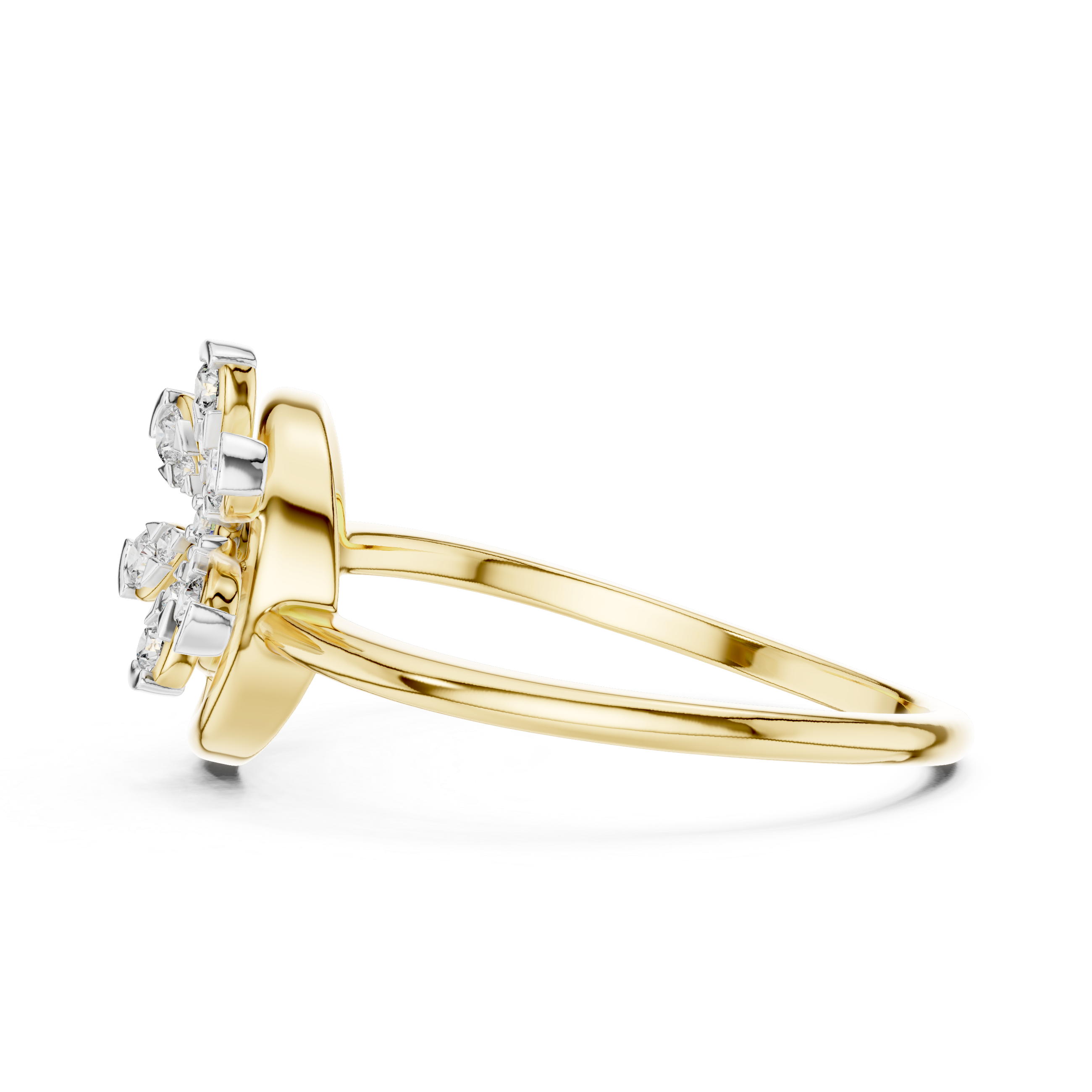 Floral Diamond Ring