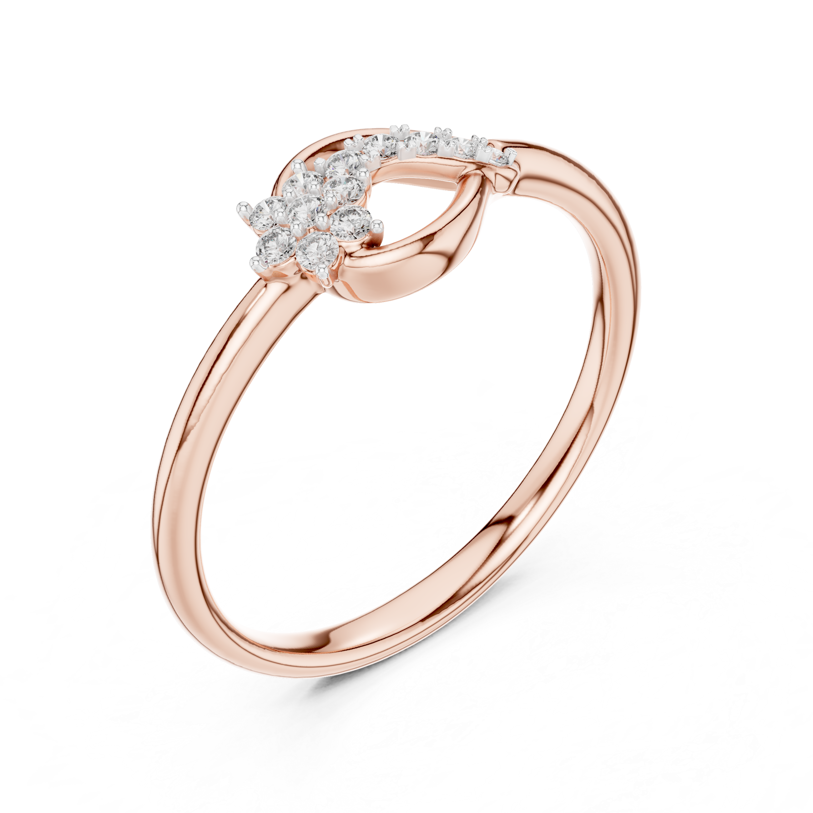 Minimalist Diamond Accent Ring
