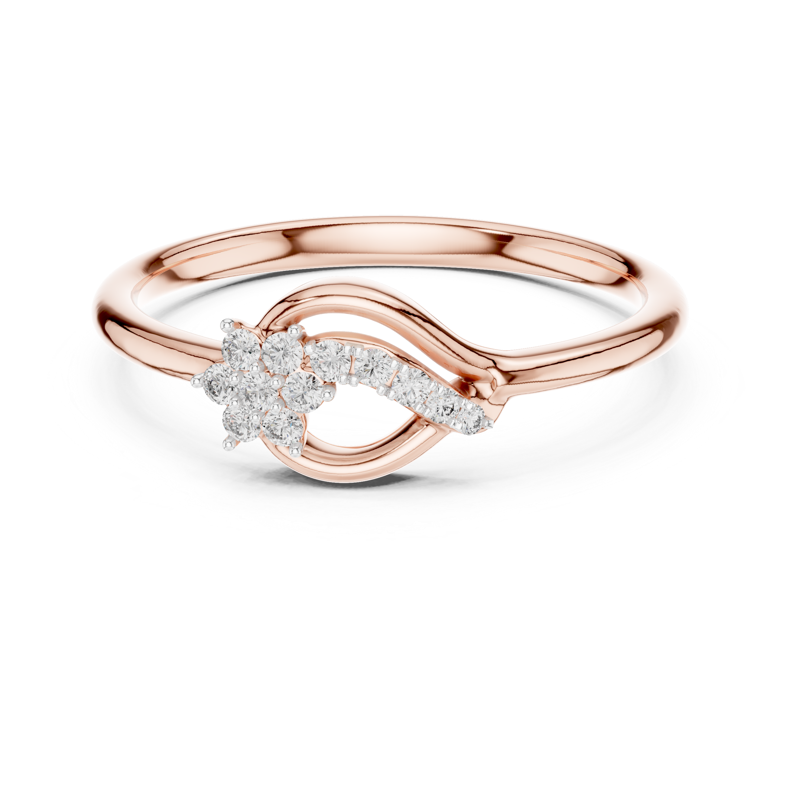 Minimalist Diamond Accent Ring