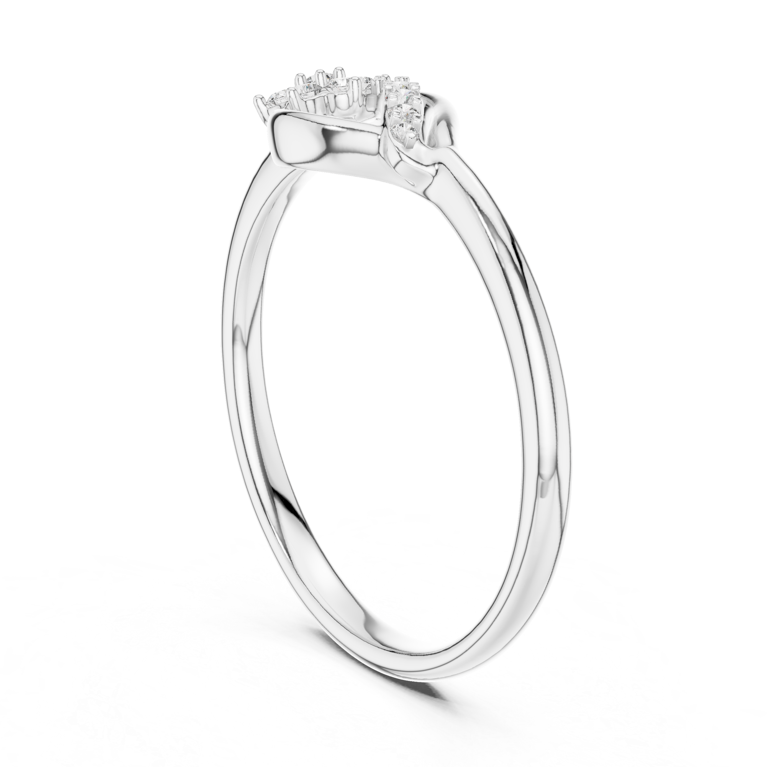 Minimalist Diamond Accent Ring