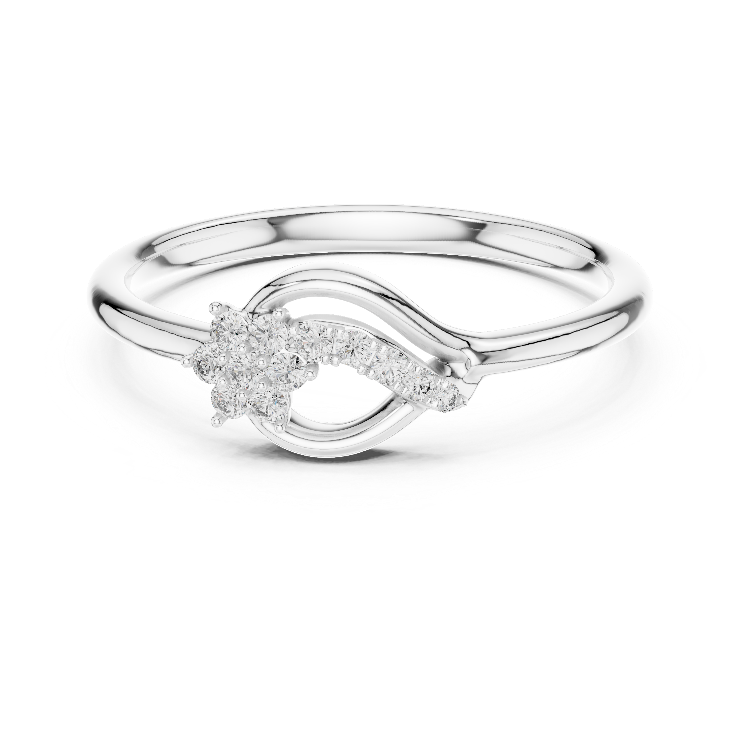 Minimalist Diamond Accent Ring