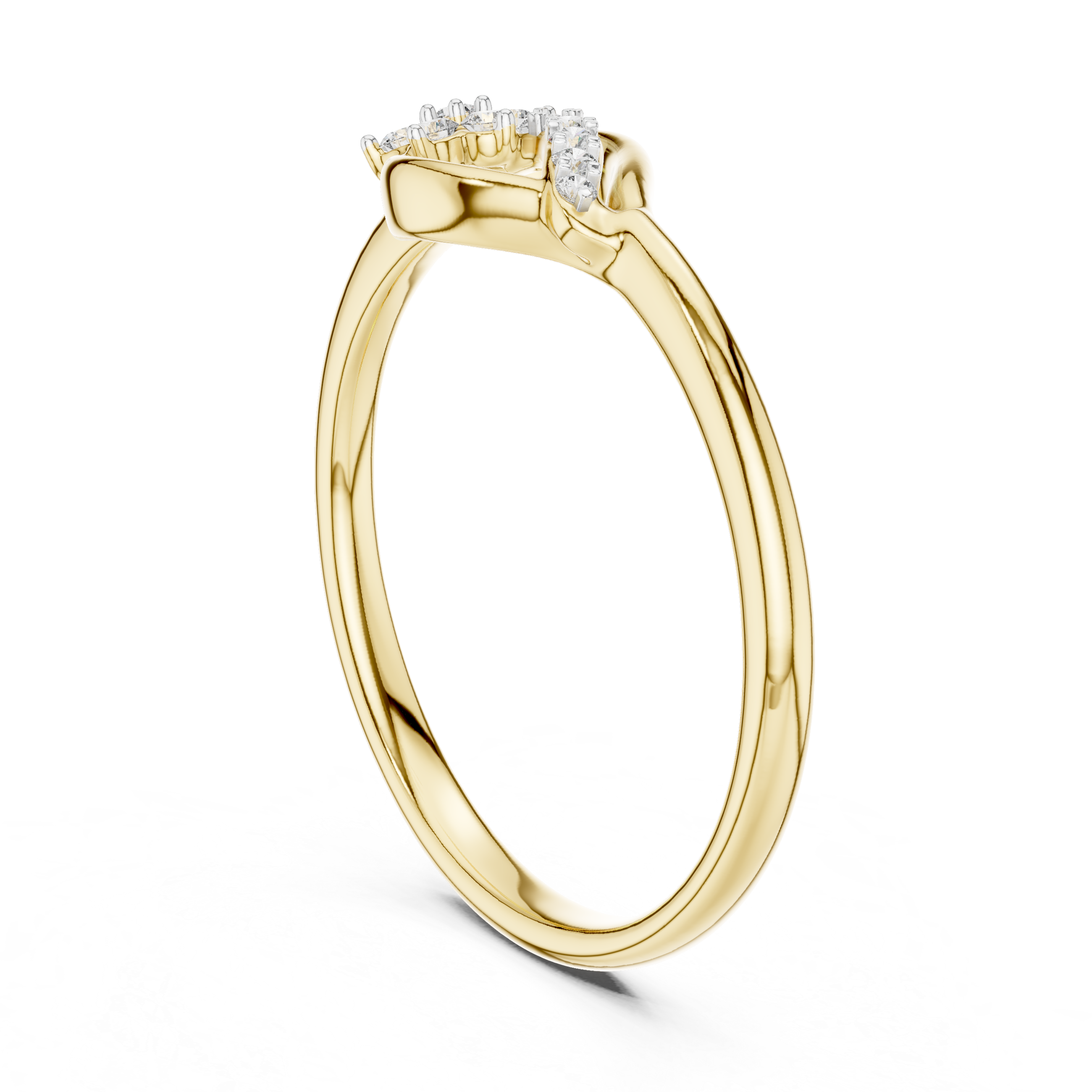 Minimalist Diamond Accent Ring