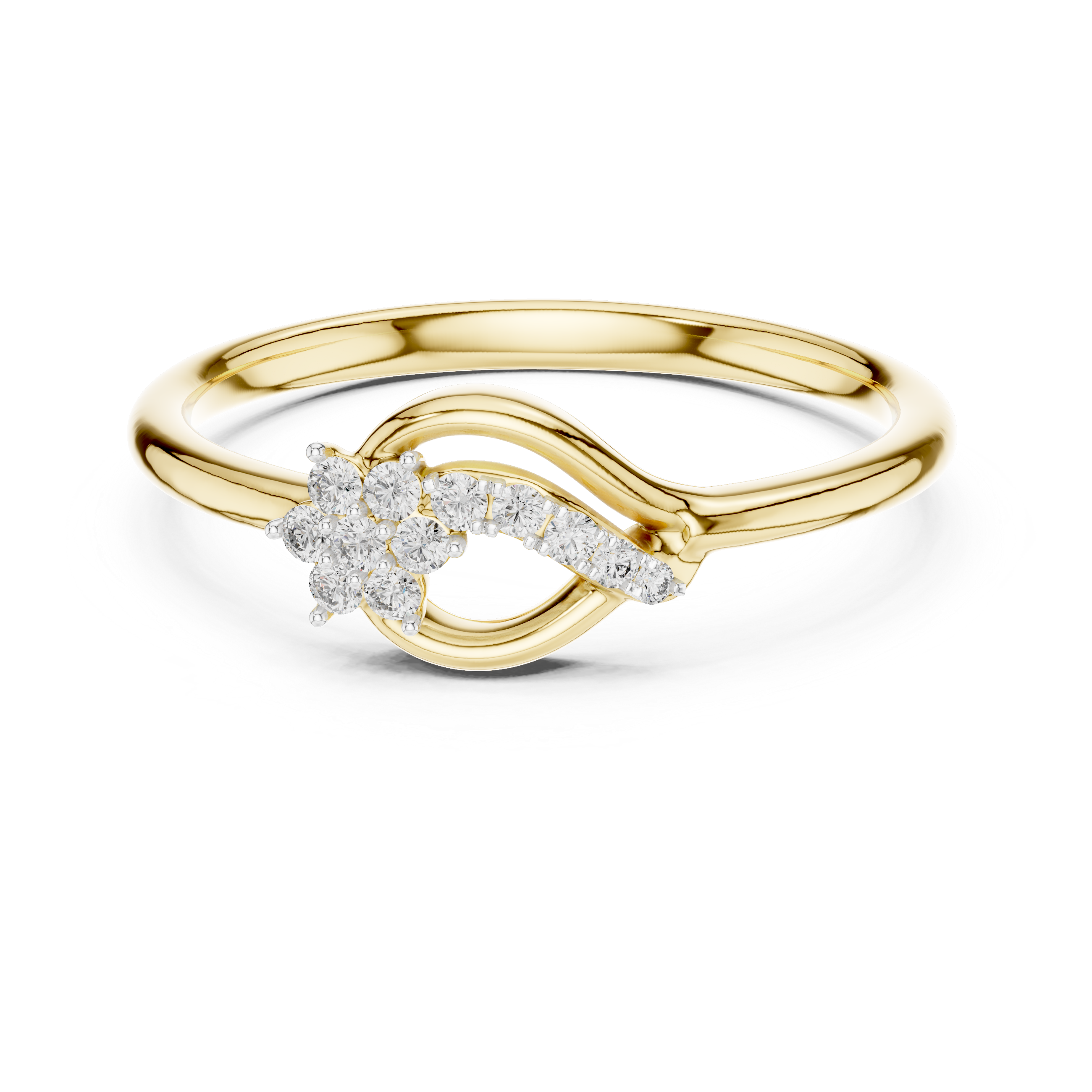 Minimalist Diamond Accent Ring