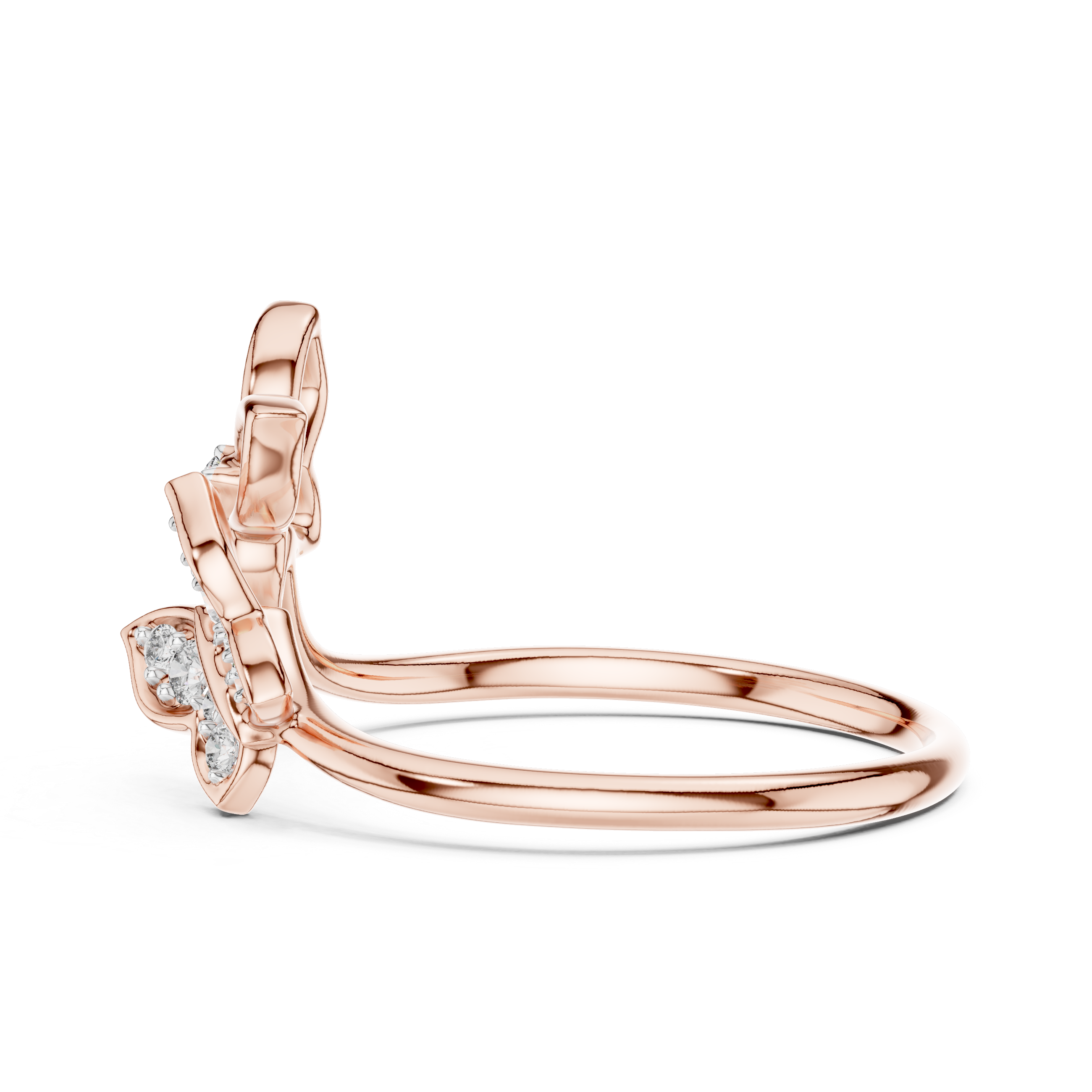 Ethereal Butterfly Diamond Ring