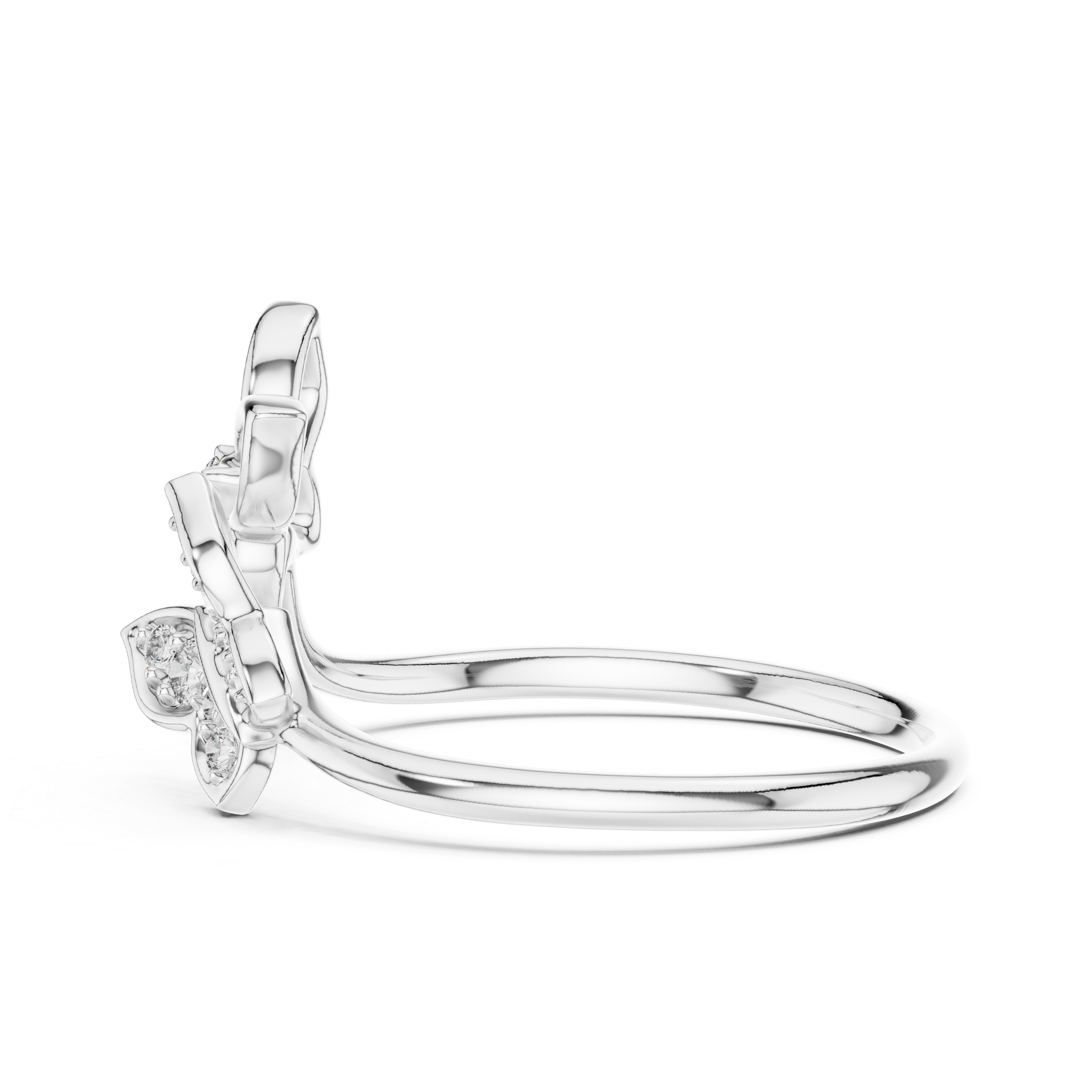 Ethereal Butterfly Diamond Ring