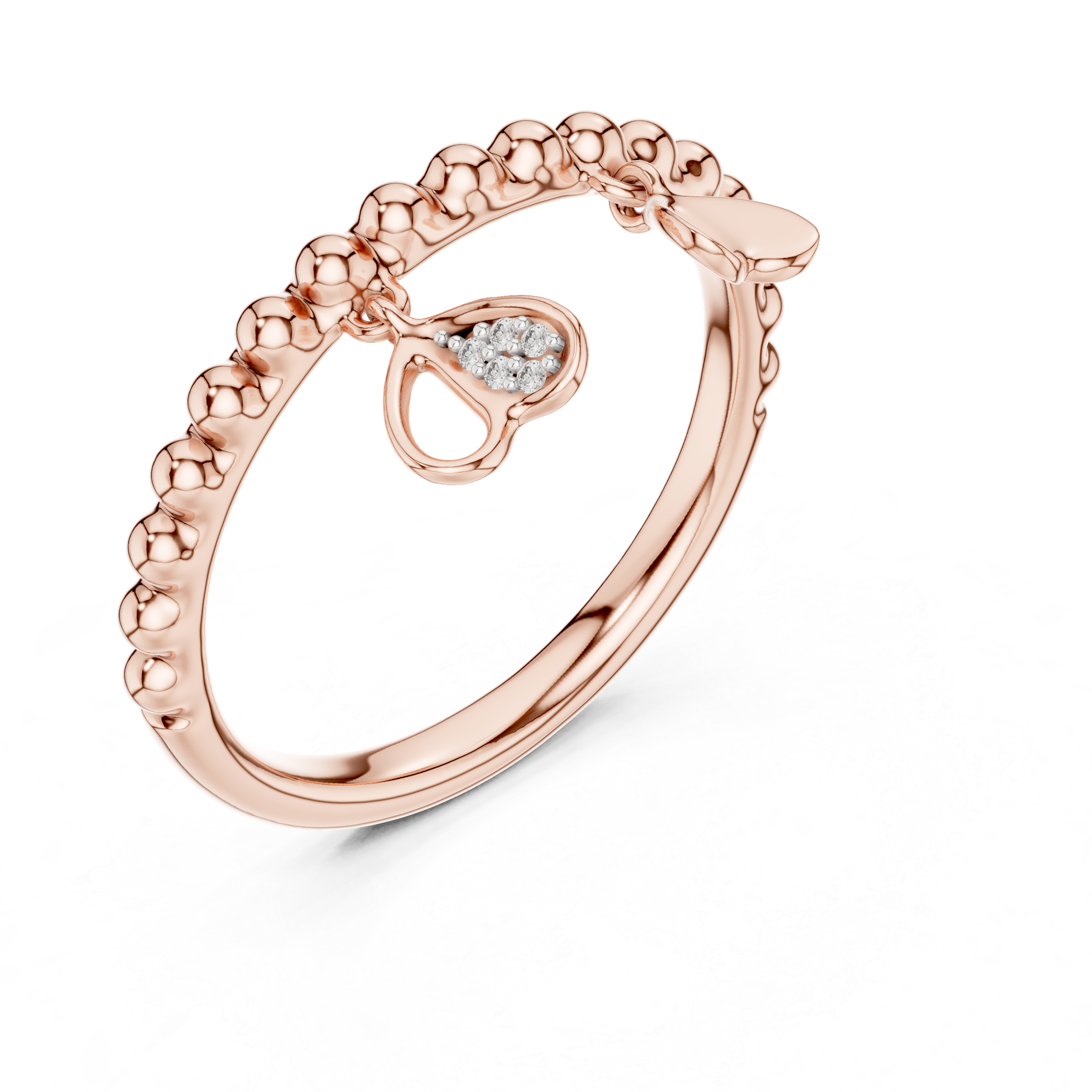 Beaded Adjustable Ring