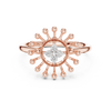 modern and artistic take on a classic diamond ring.