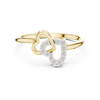 Modern Minimalist Rose Gold Engagement Ring