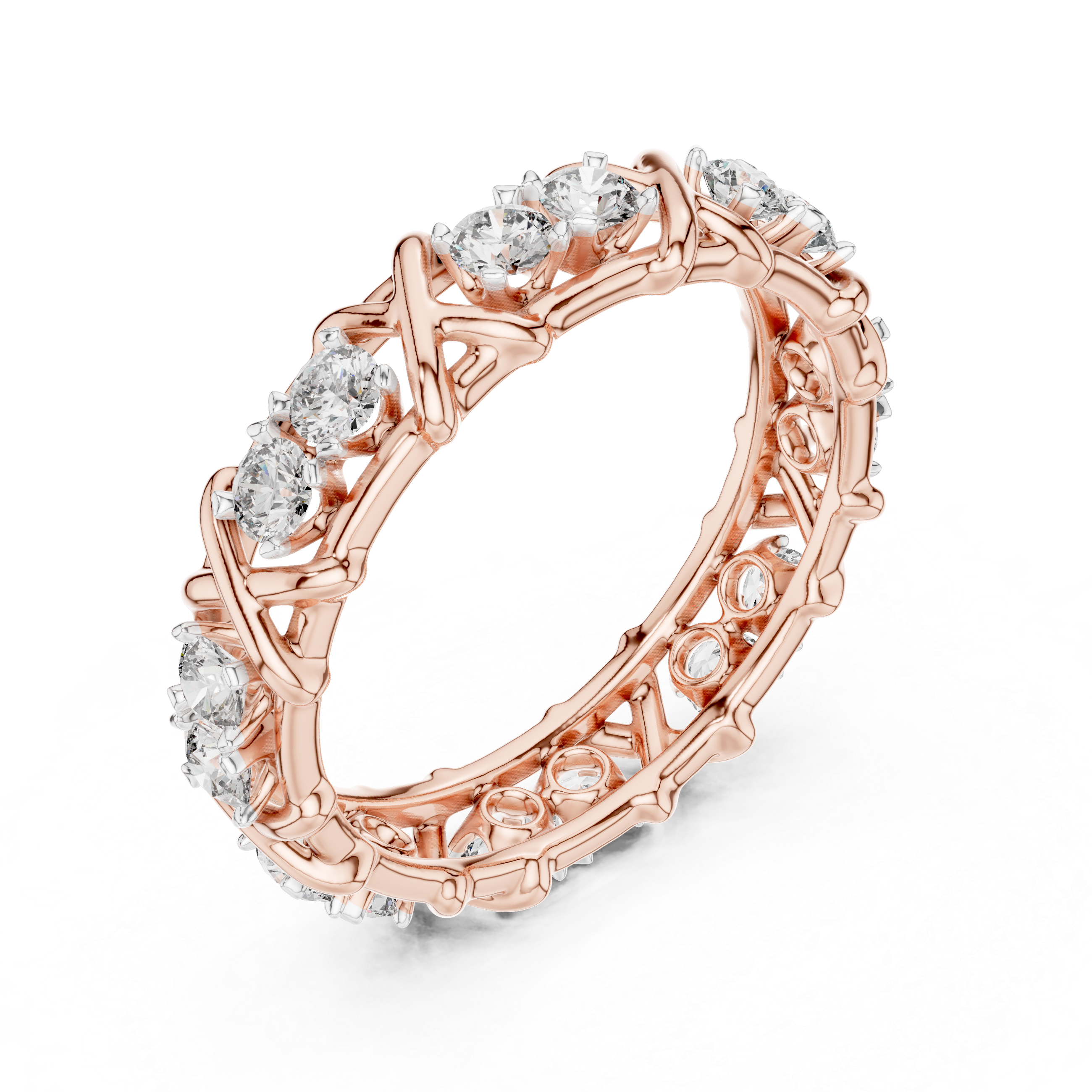 Diamond Eternity Vine Ring