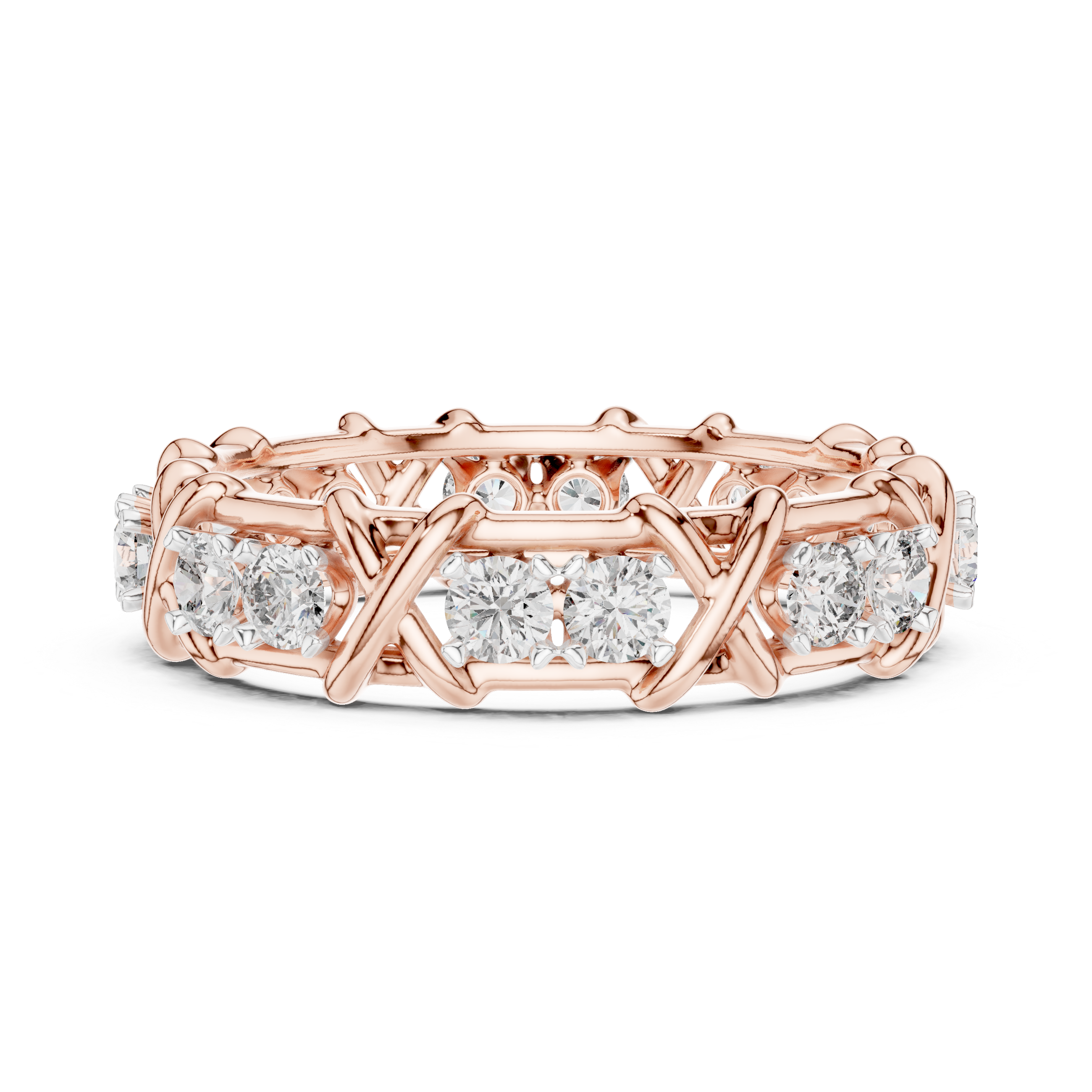 Diamond Eternity Vine Ring