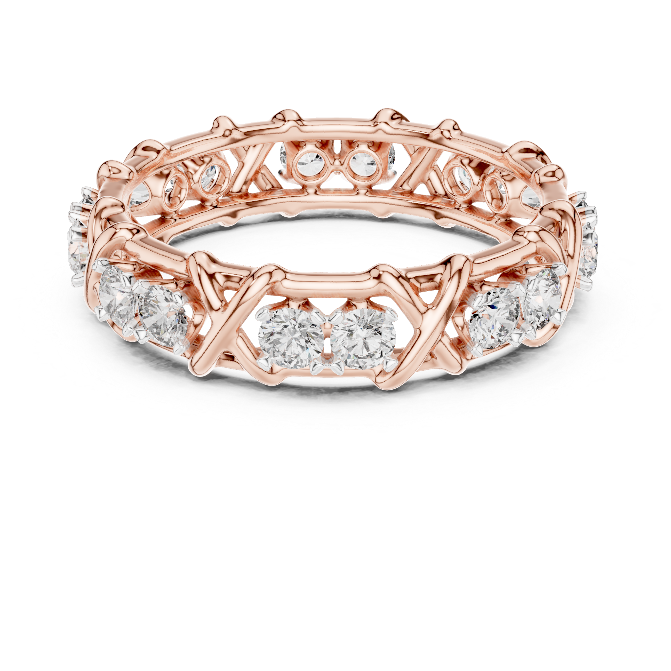 Diamond Eternity Vine Ring