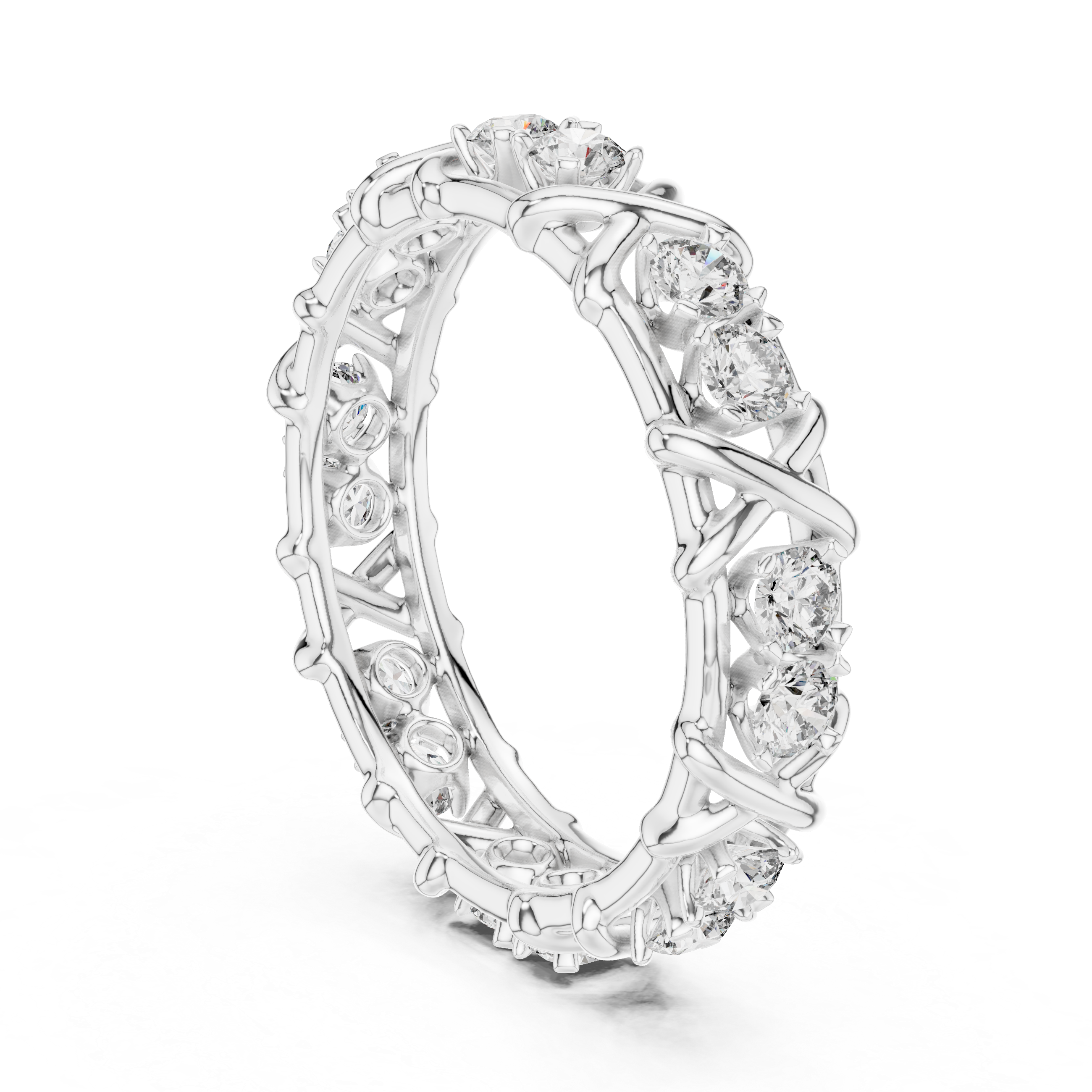 Diamond Eternity Vine Ring