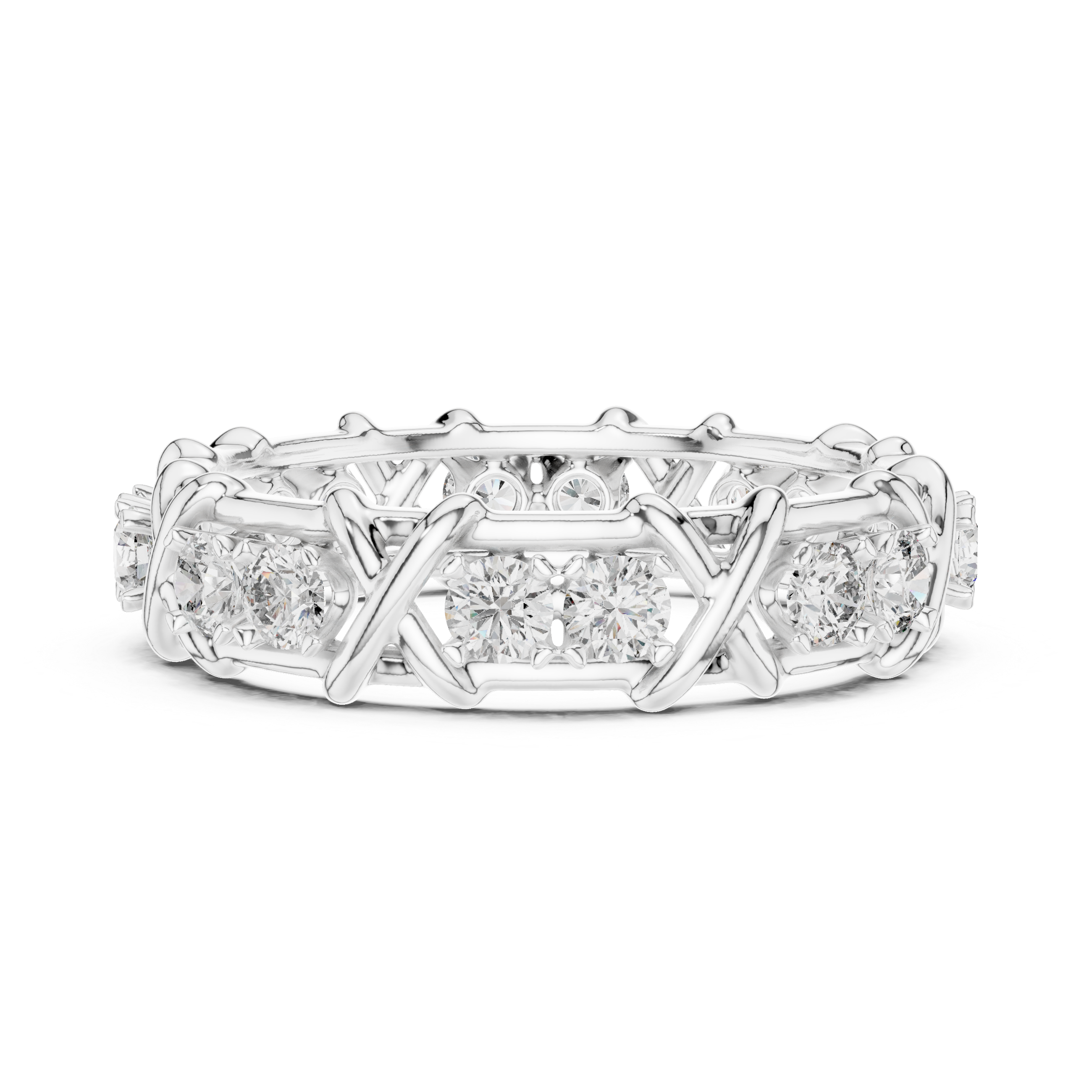 Diamond Eternity Vine Ring