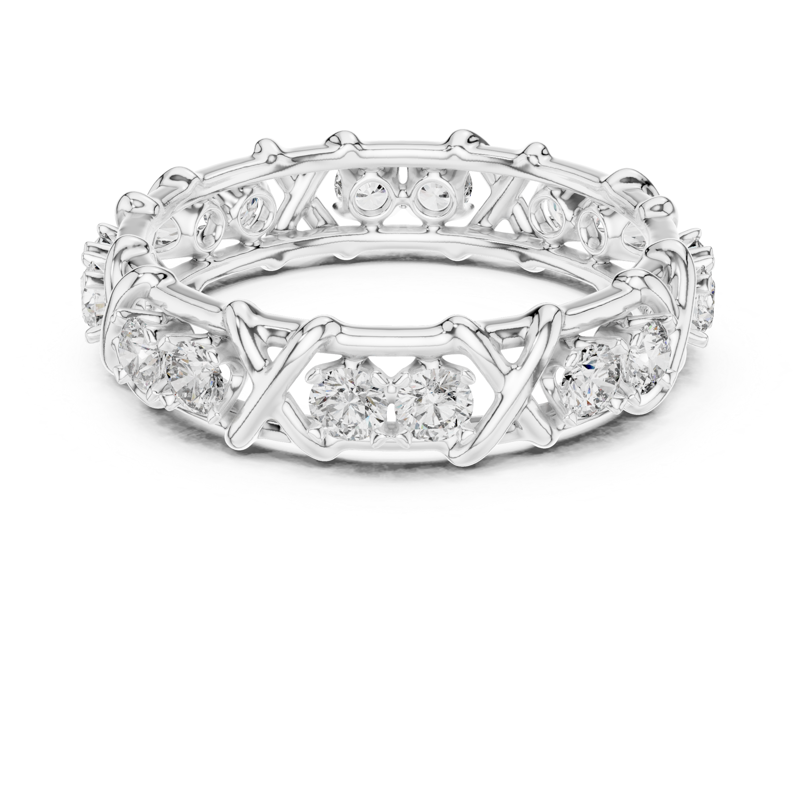 Diamond Eternity Vine Ring
