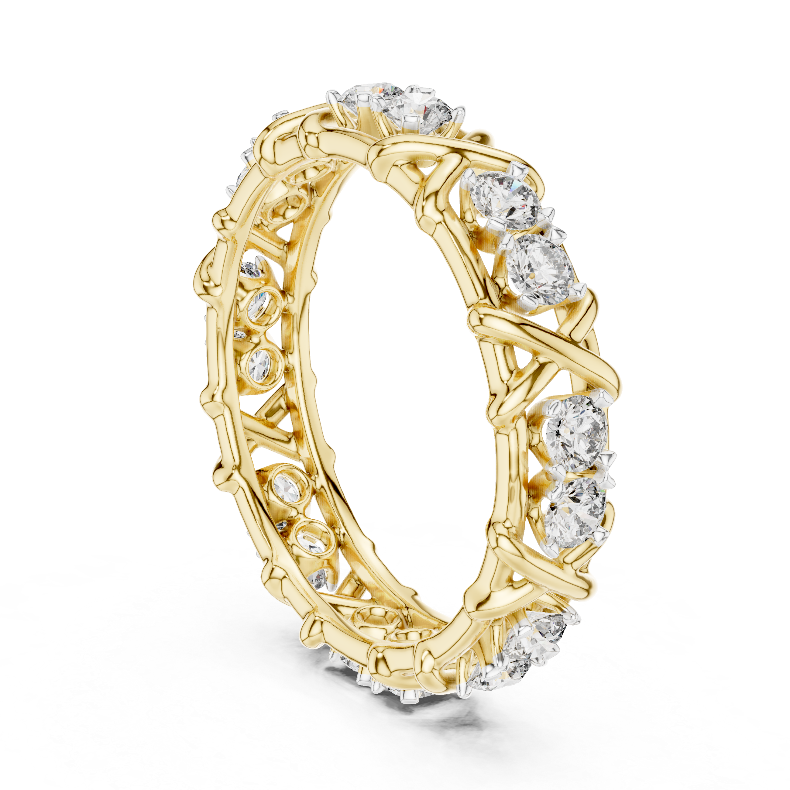 Diamond Eternity Vine Ring