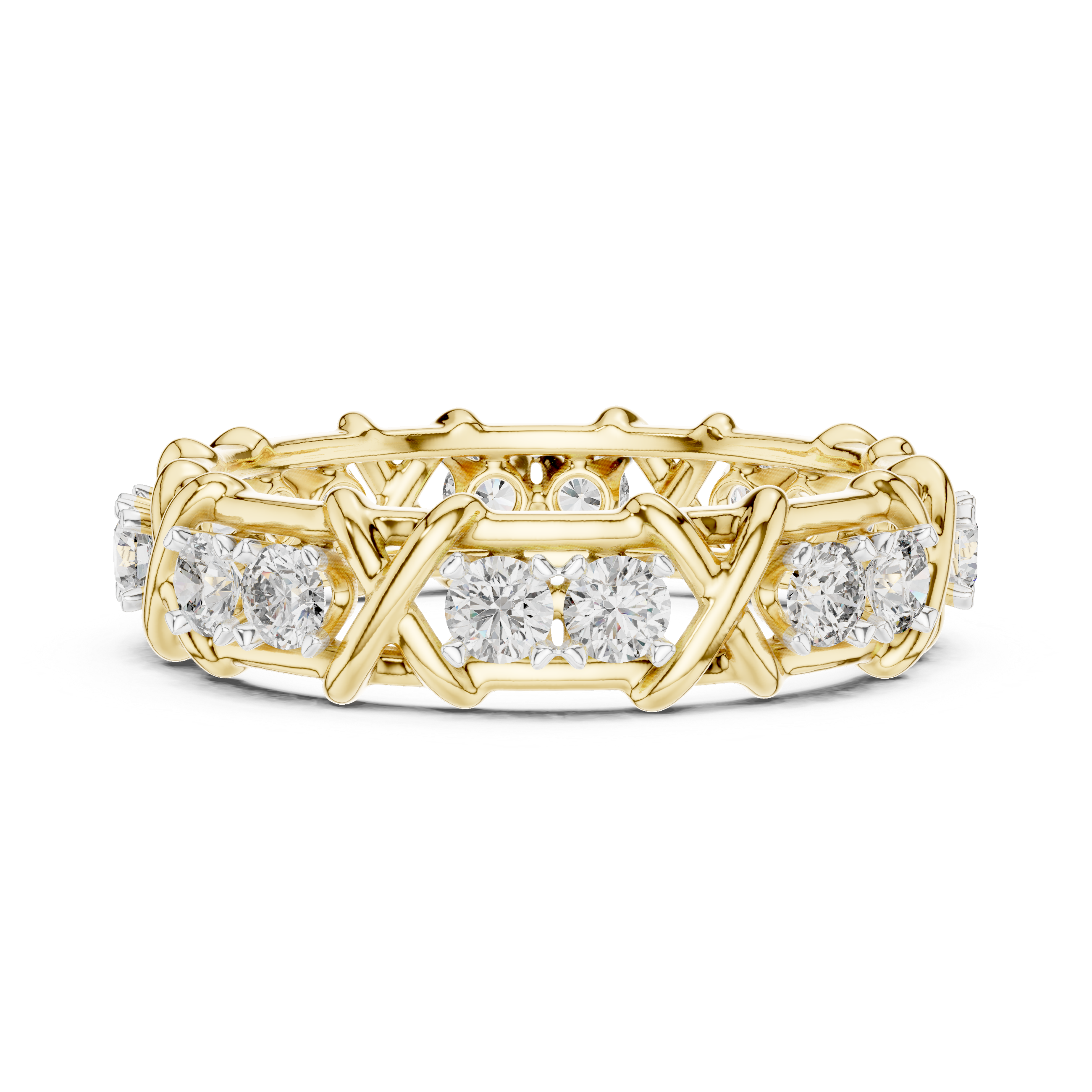 Diamond Eternity Vine Ring