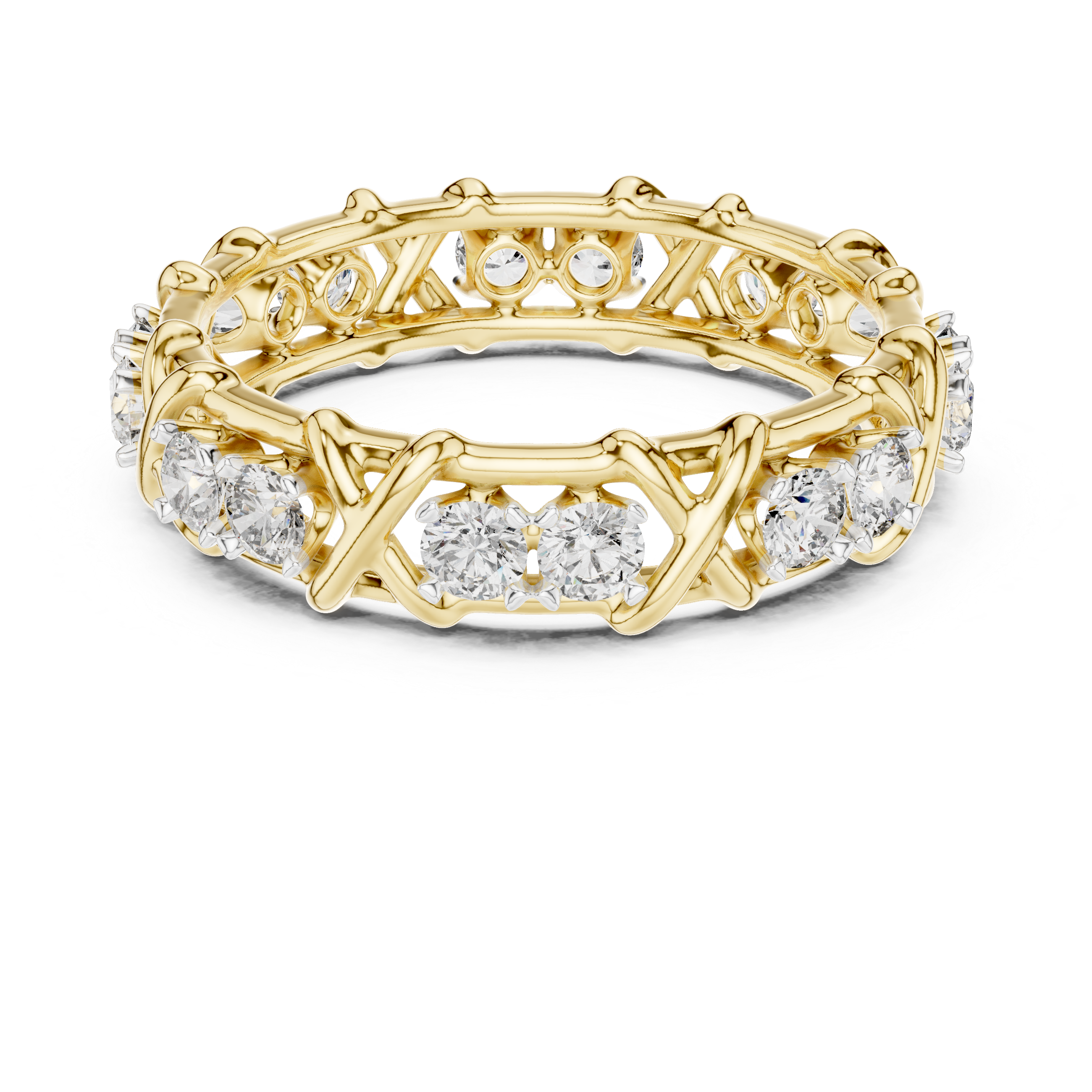 Diamond Eternity Vine Ring