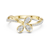 Feminine Rose Gold Ring Featuring a Bow