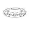 Marquise-shaped diamond motifs and openwork detailing.