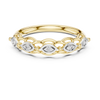 Marquise-shaped diamond motifs and openwork detailing.