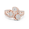 Trio Sparkle Diamond Ring