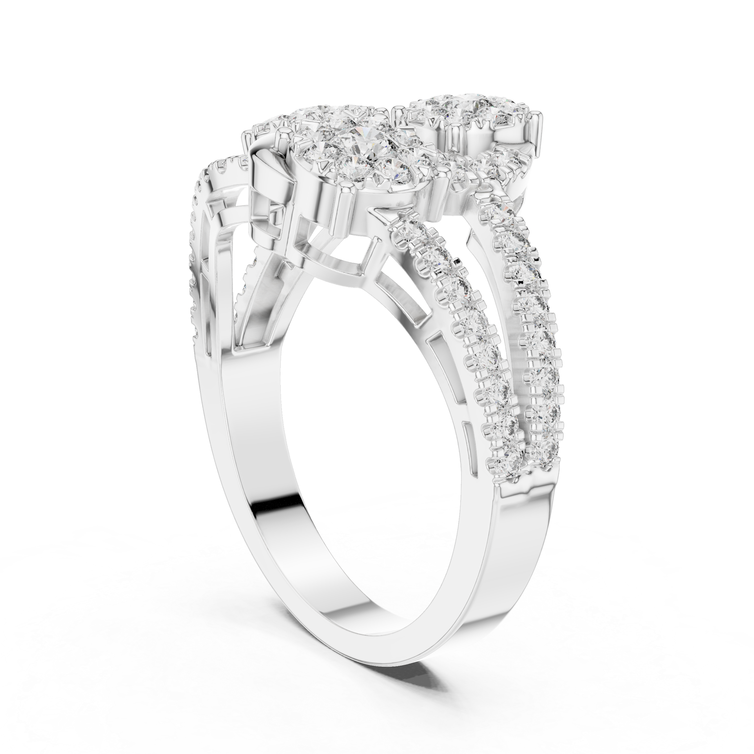 Trio Sparkle Diamond Ring