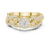 Encrusted with sparkling diamonds and intricate detailing.